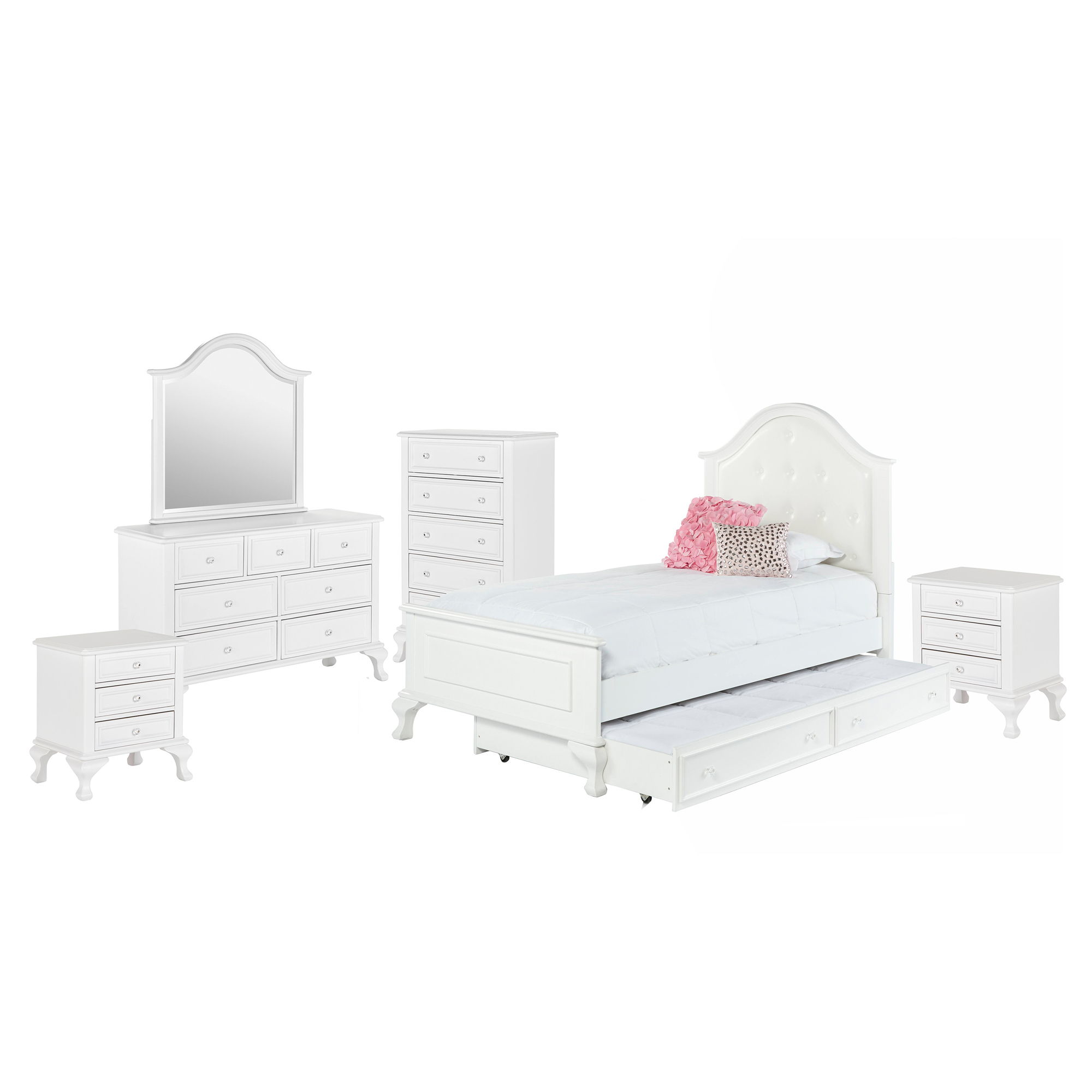 Twin · 6 Pc · Bedroom Set