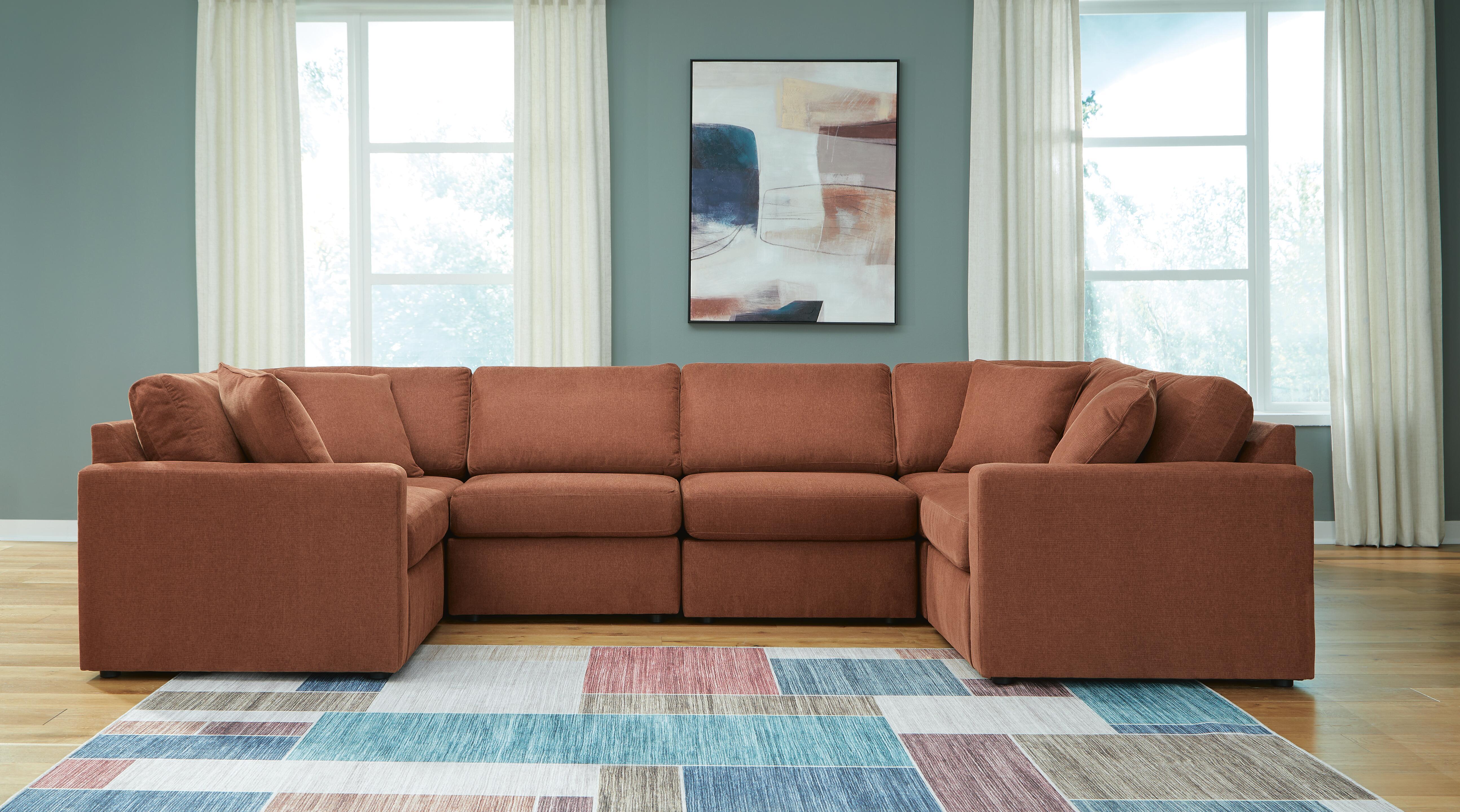 Ashley Furniture Modmax - 6-Piece Sectional - Spice - Image 2