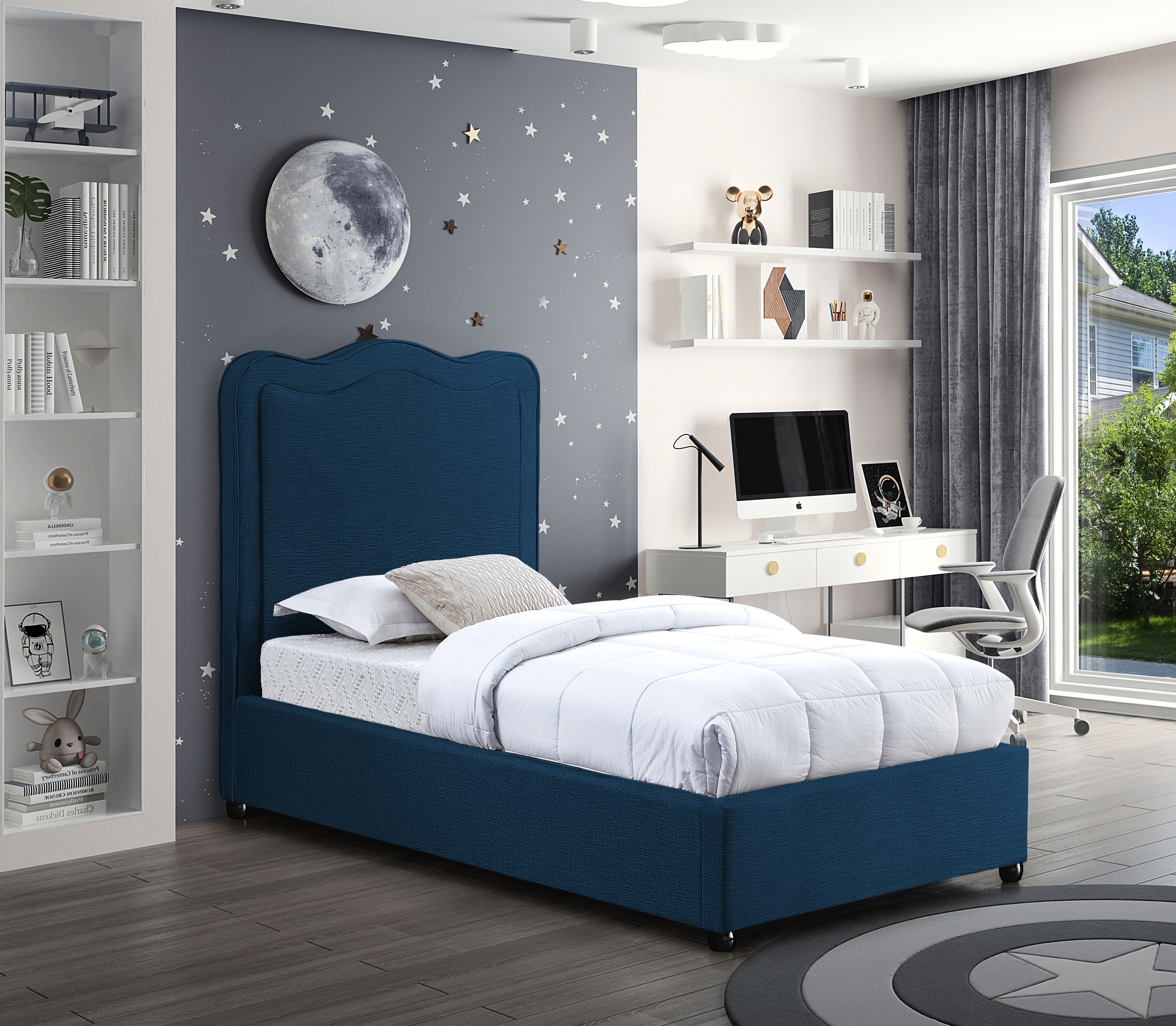 Felix - Twin Bed - Navy