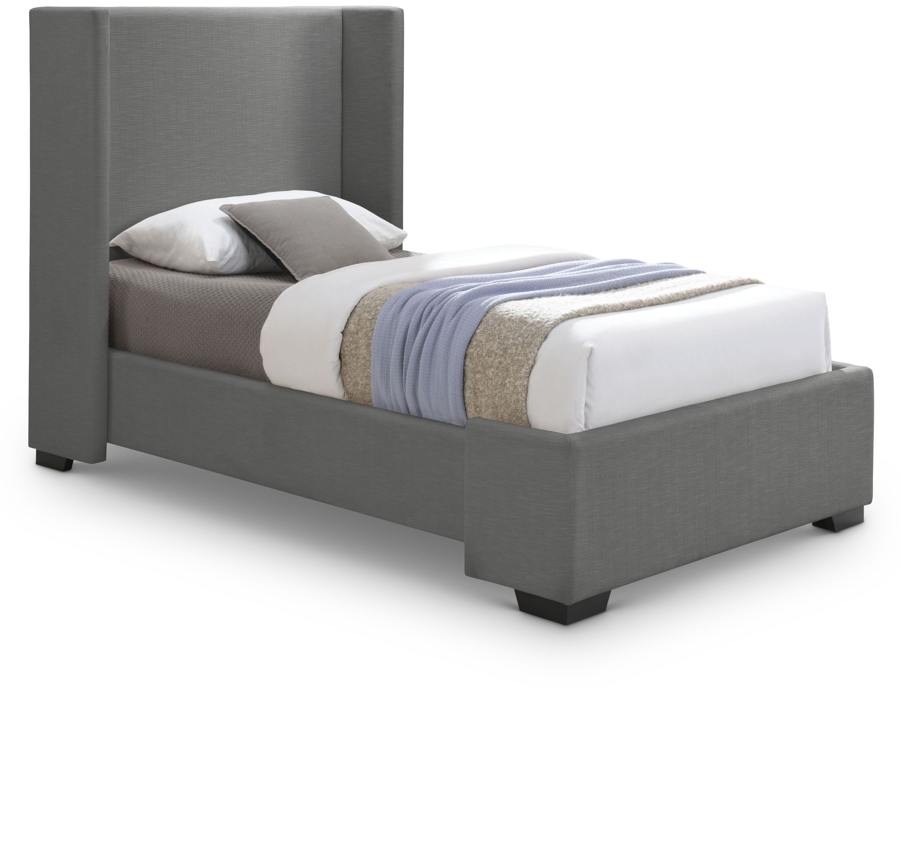 Oxford - Twin Bed - Gray