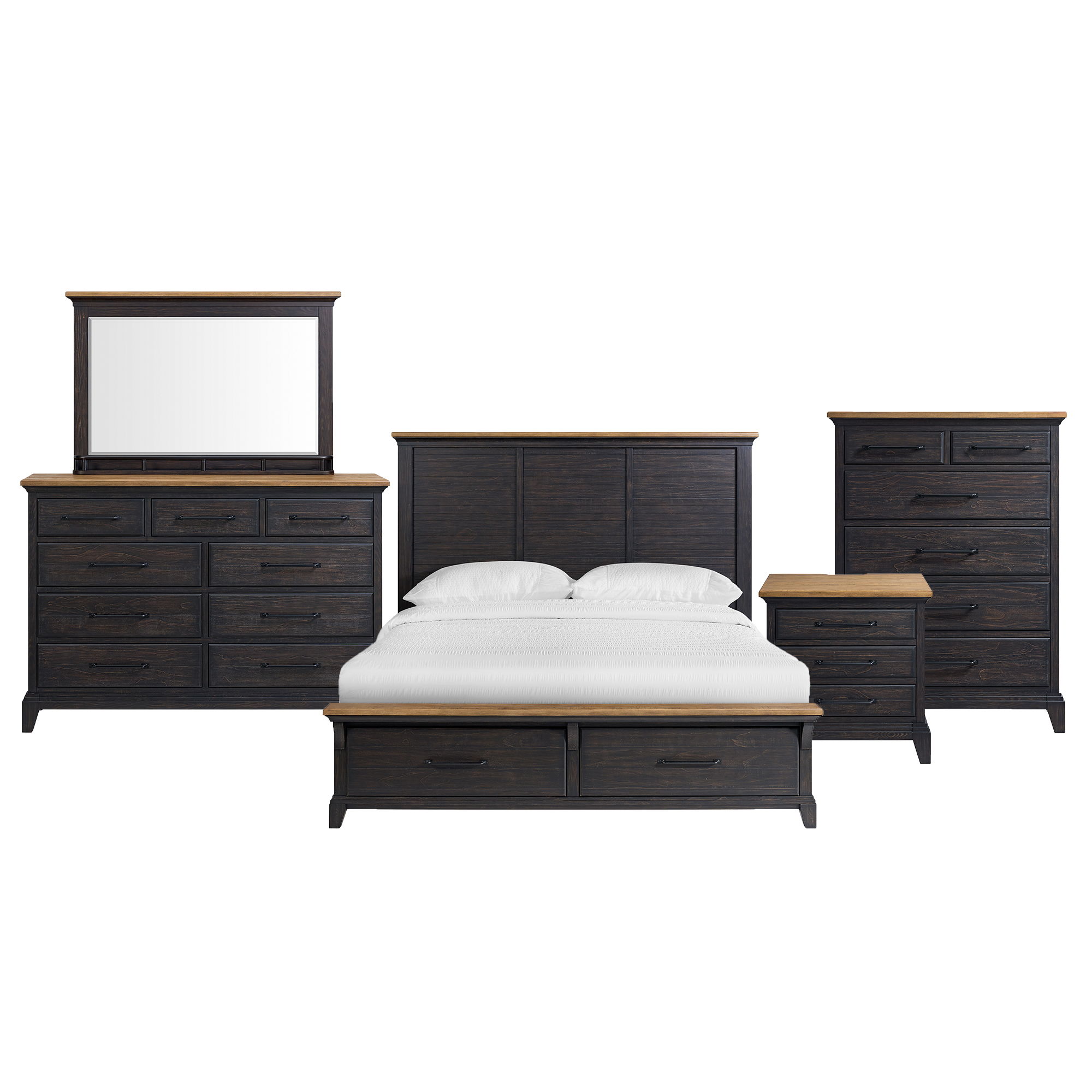 King · 5 Pc · Bedroom Set