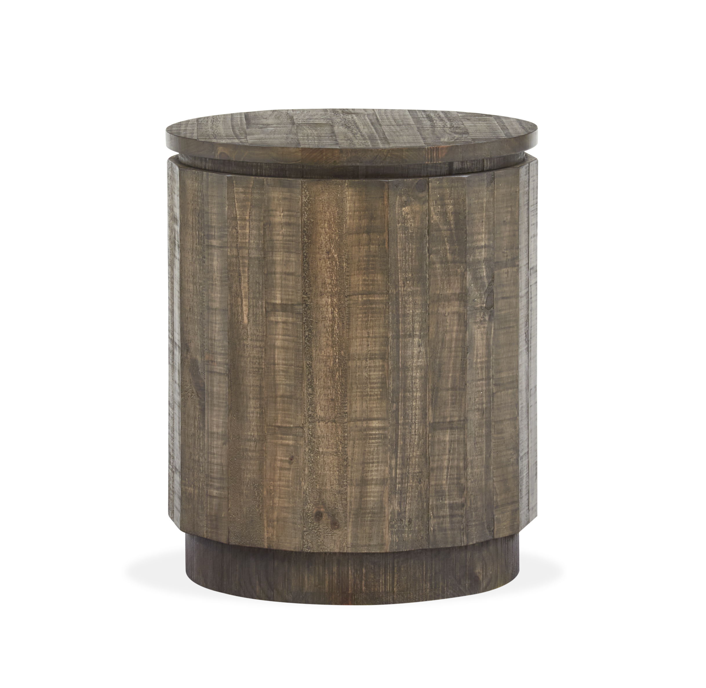 Baisden - Round Accent End Table - Tobacco Image