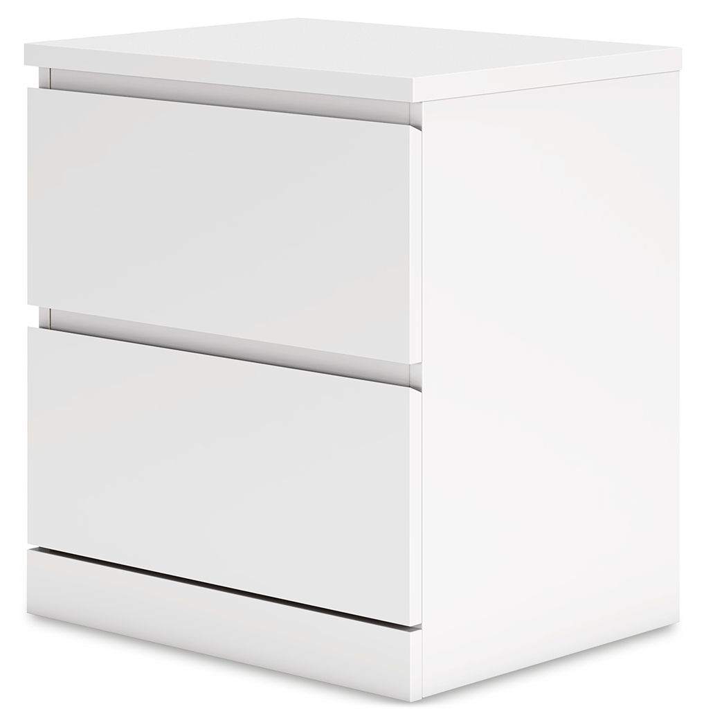 Onita - Two Drawer Night Stand - White