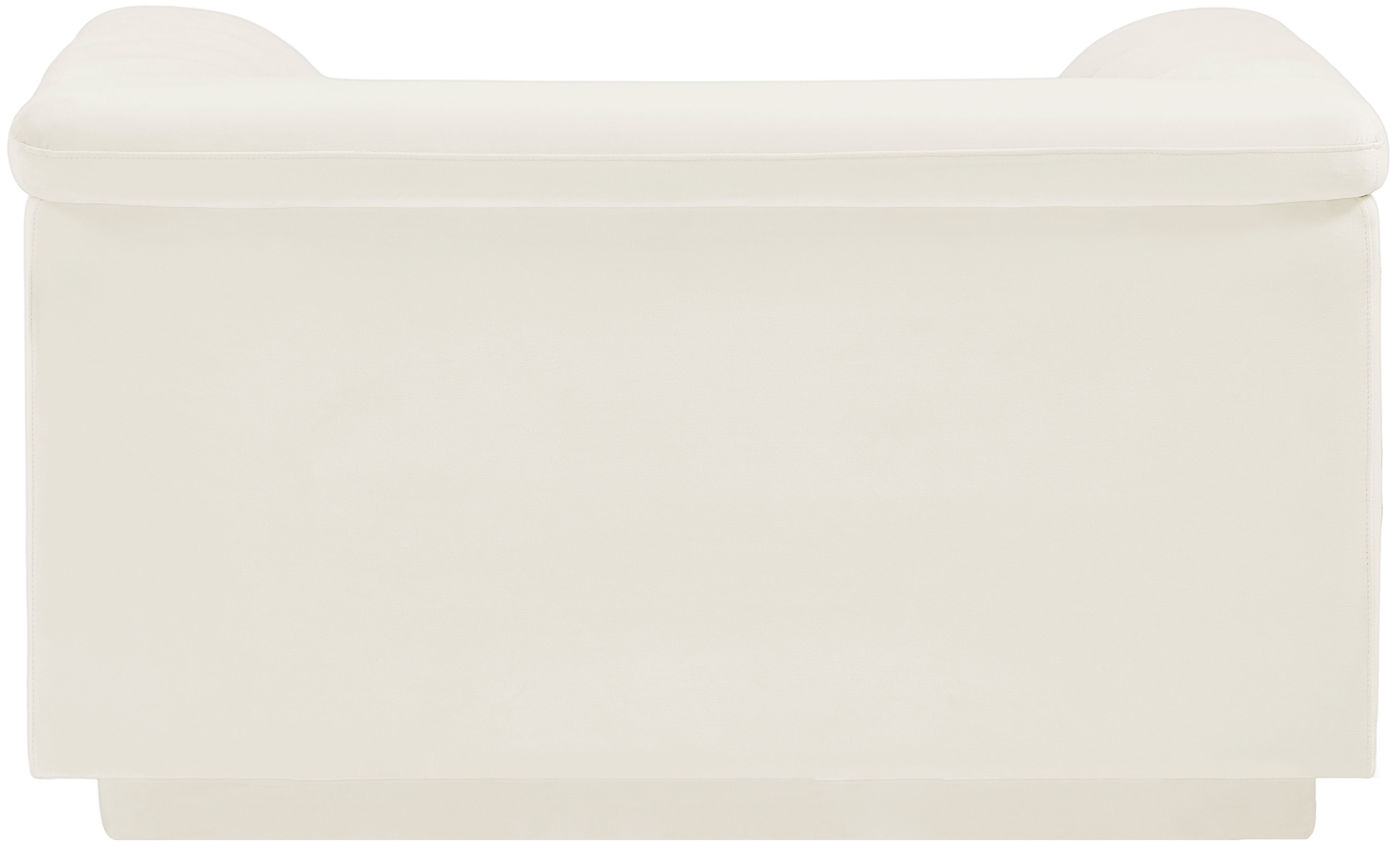 Cascade - Velvet Chair - Cream