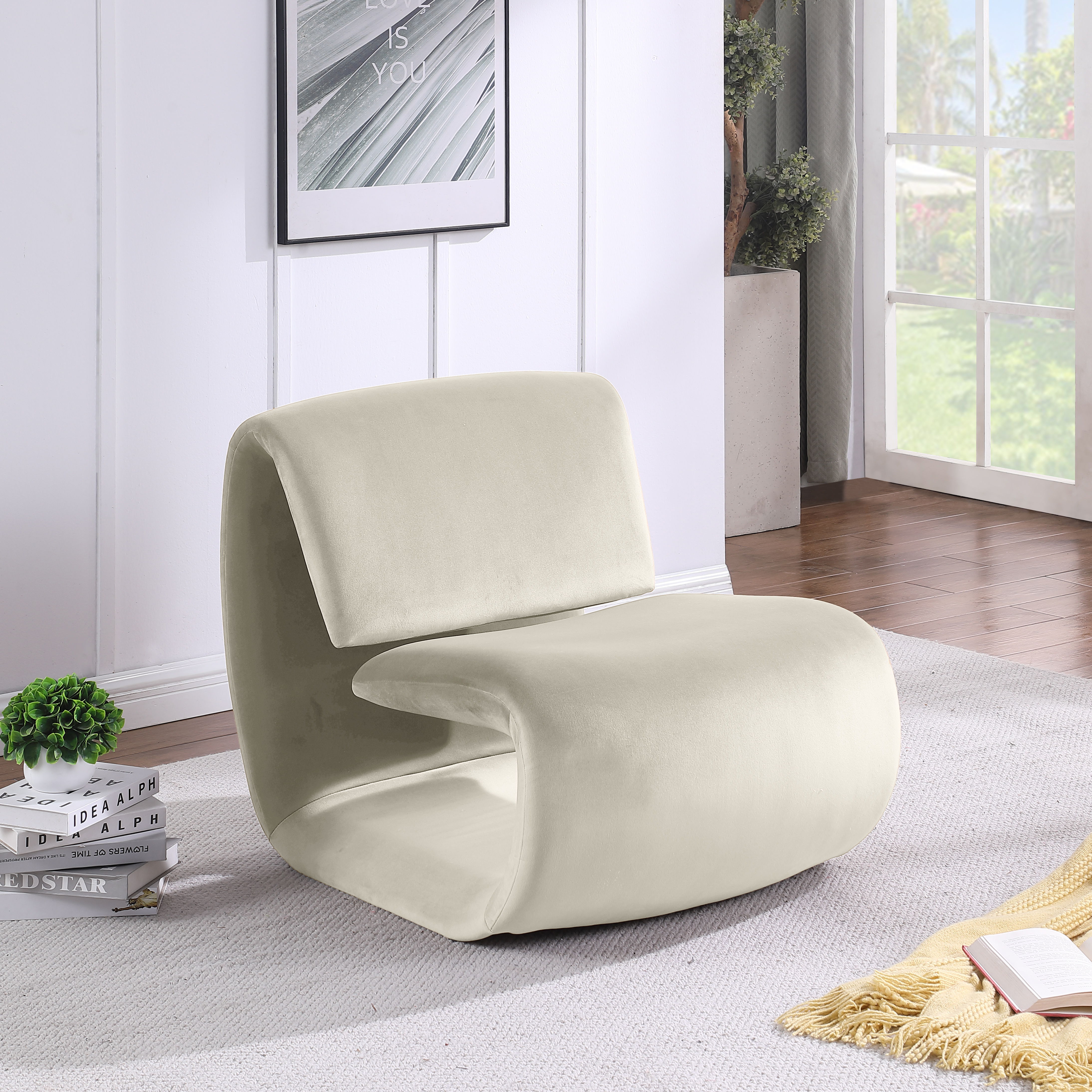 Nouveau - Accent Chair - Cream