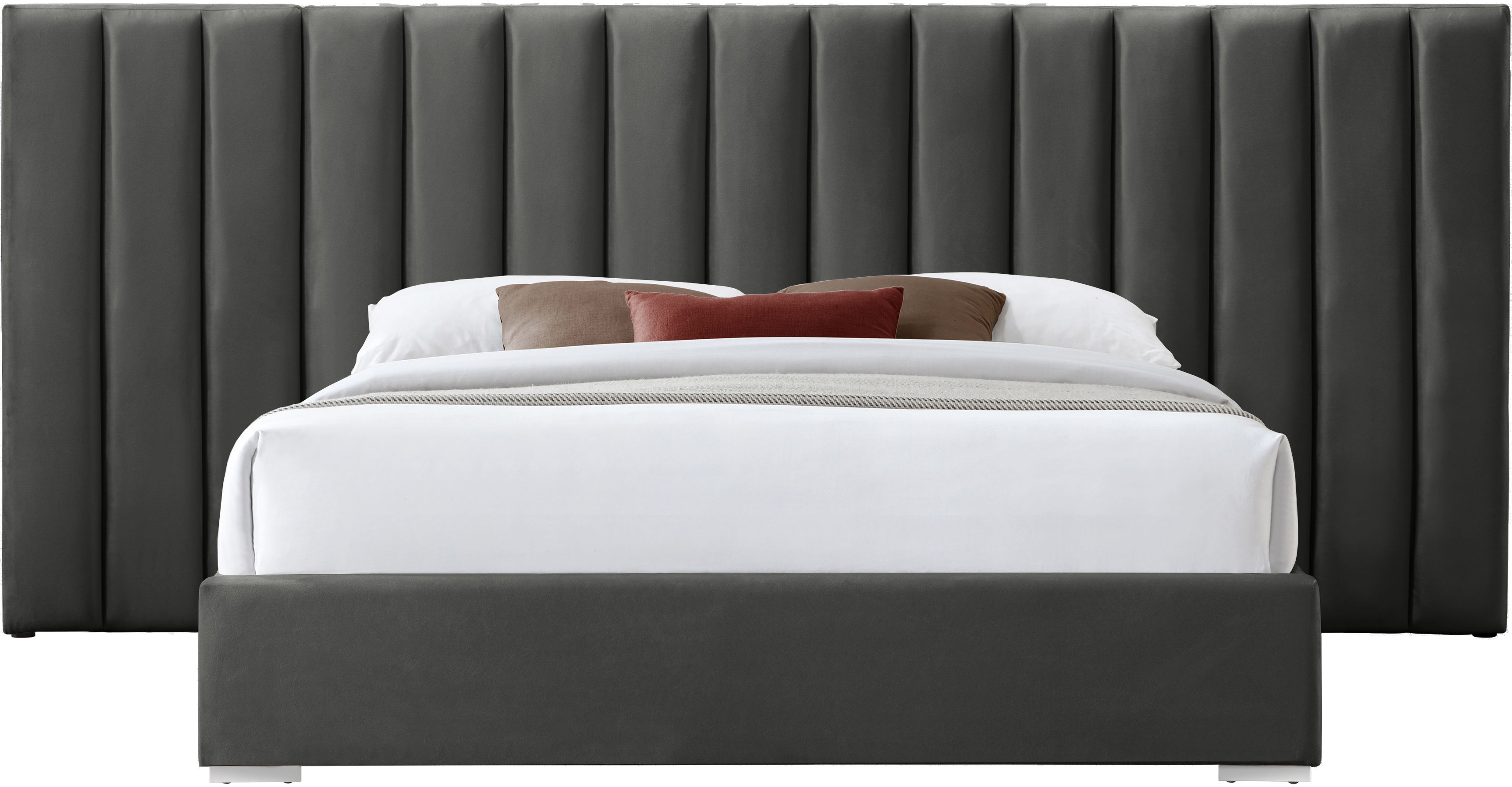Pablo - King Bed - Gray