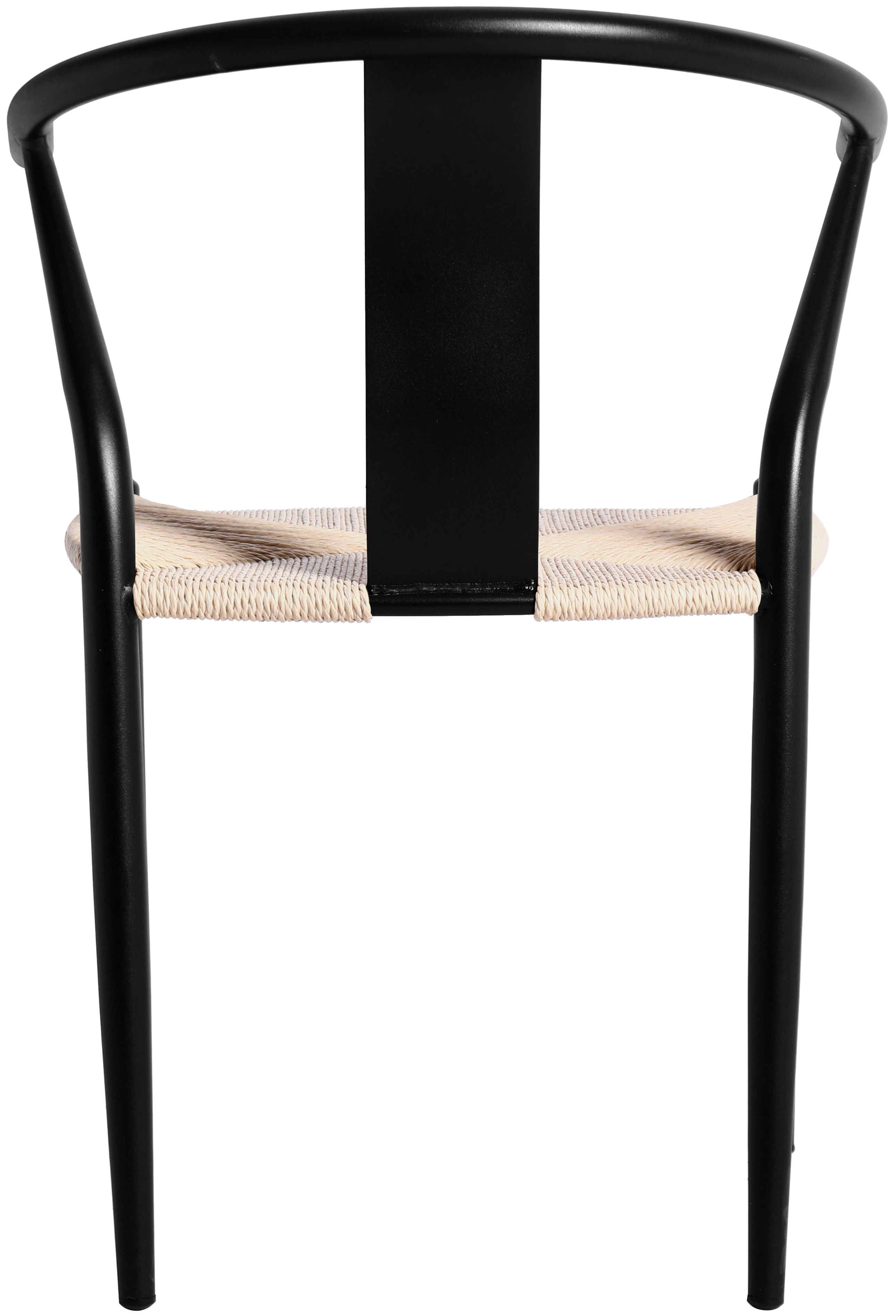 Beck - Hand Woven Rope Dining Chair (Set of 2) - Black