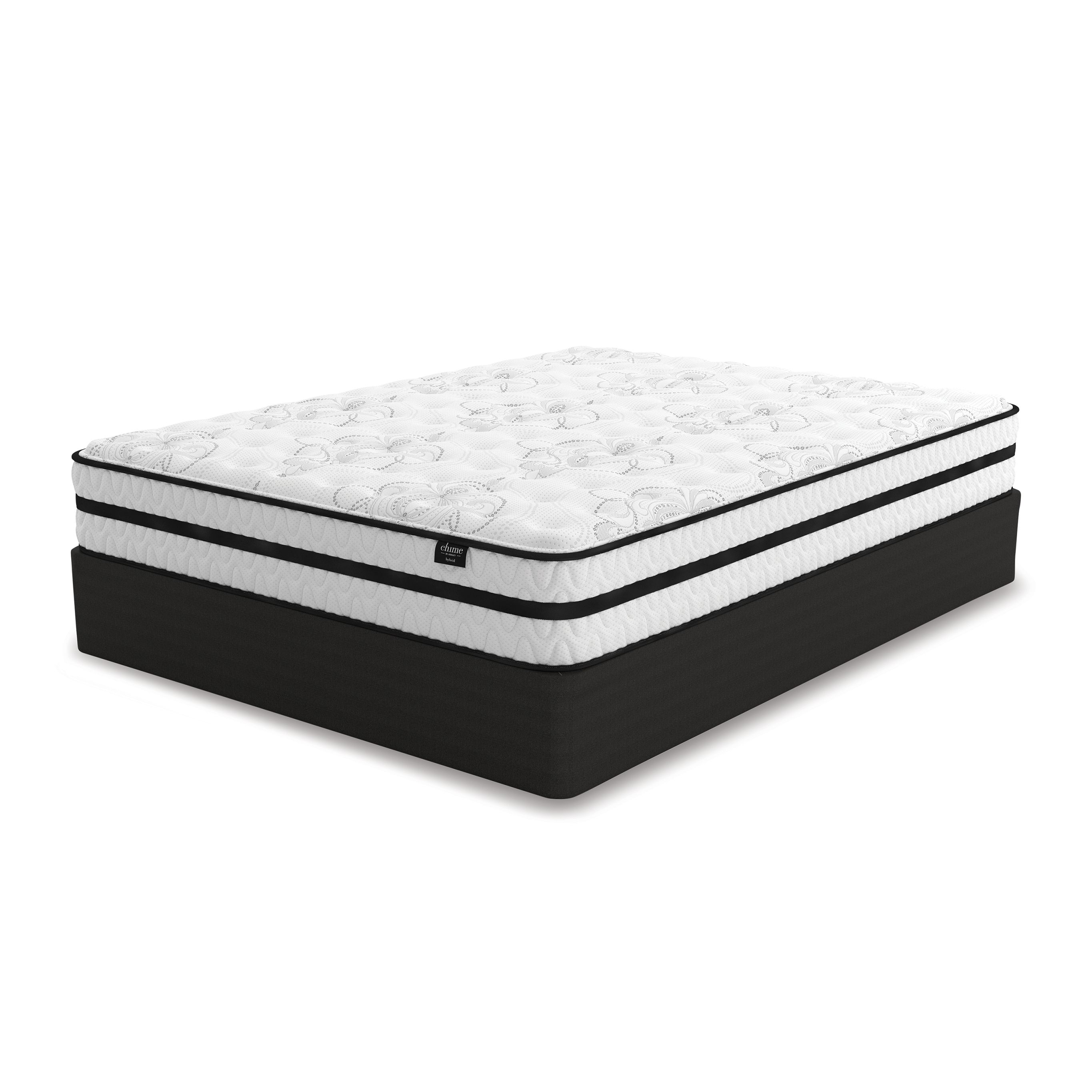 Ashley Furniture Chime 10 Inch Hybrid - 10" King Mattress - White - Image 10