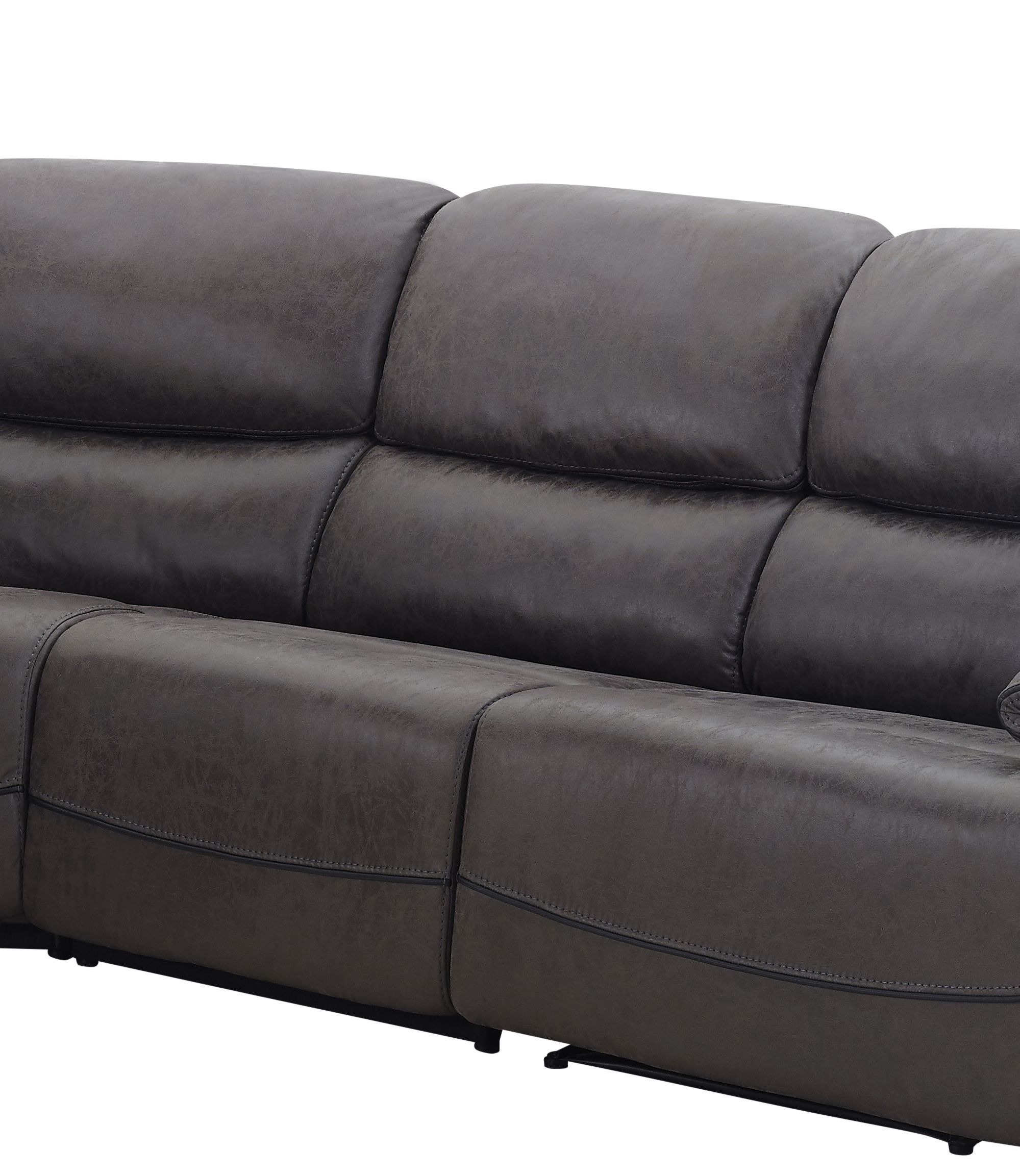 Plaza - Sectional Armless Chair - Dark Gray