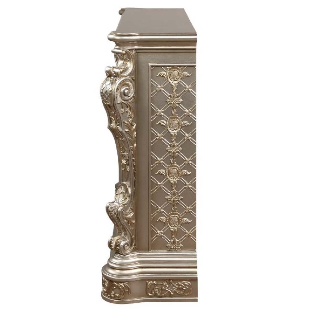 Danae - Fireplace - Antique Silver, silver, view 3