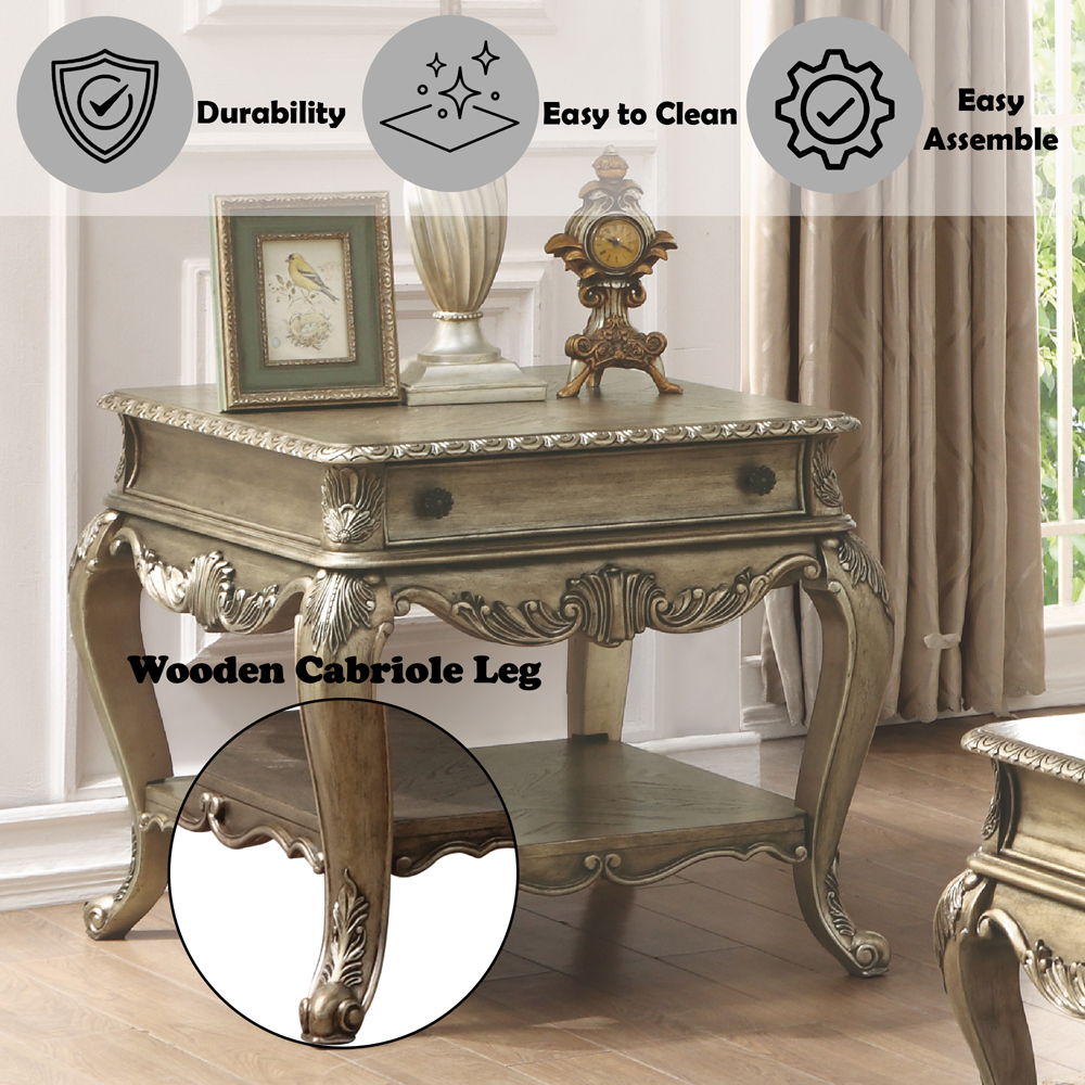 Ragenardus - End Table - Vintage Oak, dark brown, view 7