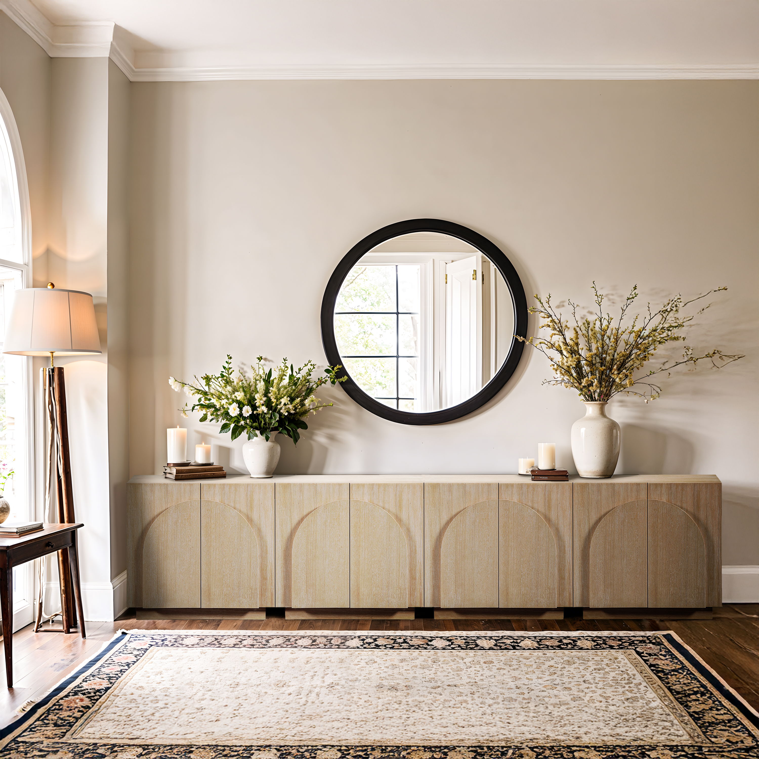 Navona - 4 Piece Sideboard / Buffet - Natural