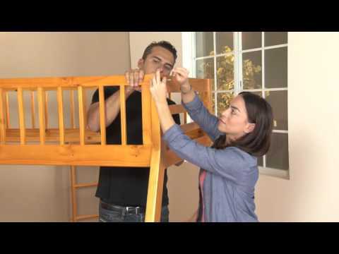 Jason - Twin Over Full Bunk Bed With Storage - Gray, dark gray, view 4