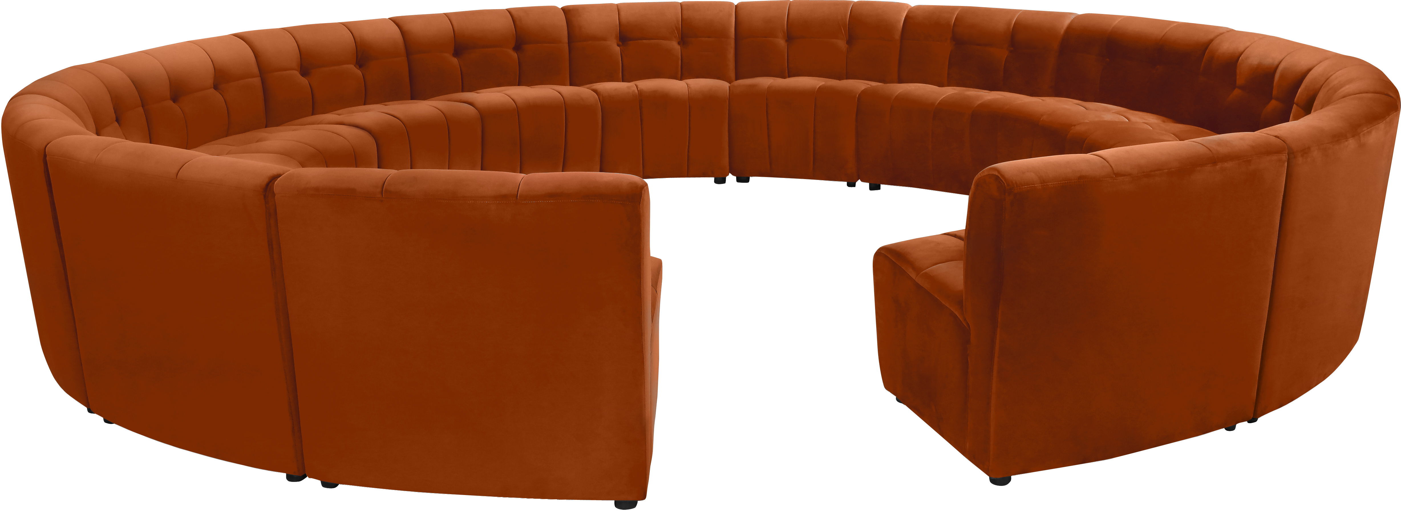 Limitless - 15 Piece Modular Sectional - Cognac