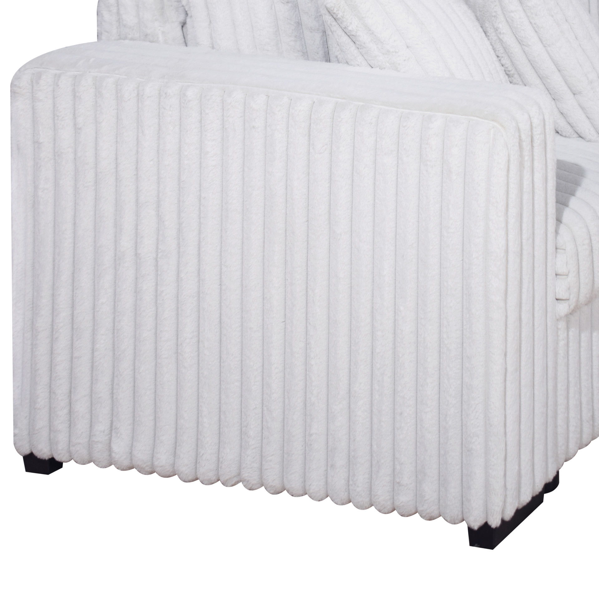 Bliss - LSF Loveseat With Corner - Mist Gray