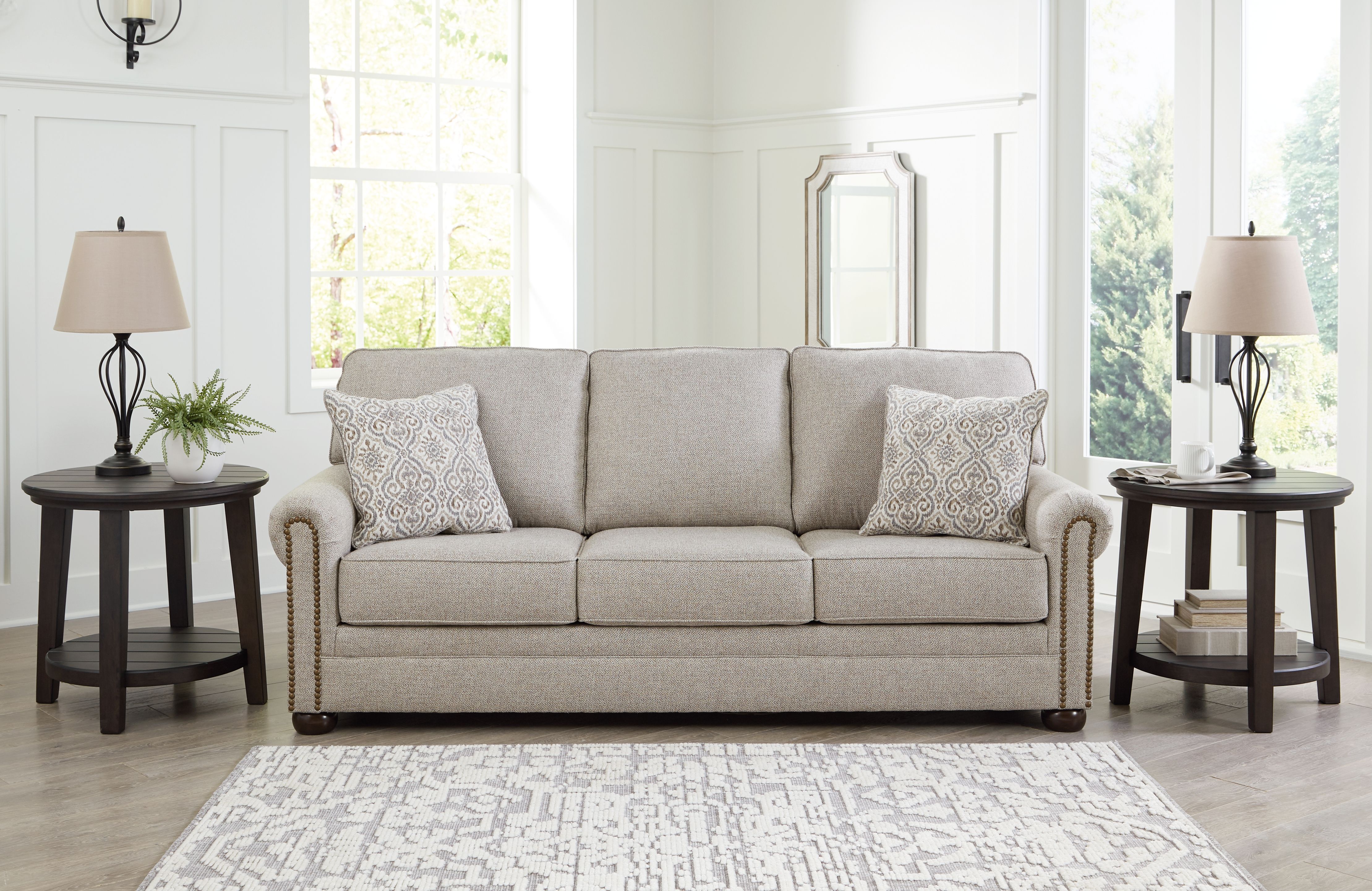 Ashley Furniture Gaelon - 2 Pc. - Sofa, Loveseat - Dune - Image 2