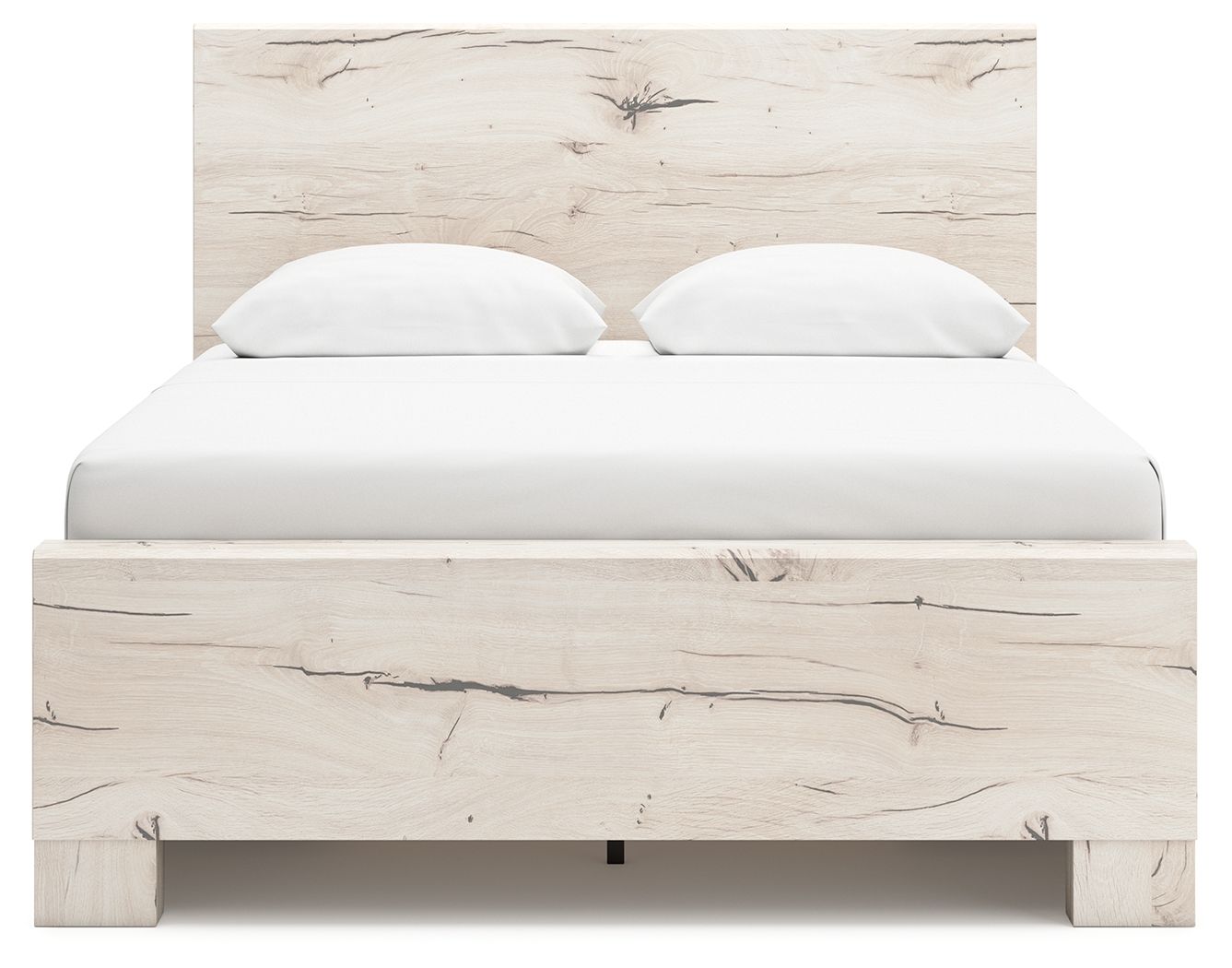 Ashley Furniture Lawroy - 8 Pc. - Dresser, Mirror, Chest, Queen Panel Bed With 2 Under Bed Storage Units - Light Natural - Image 12