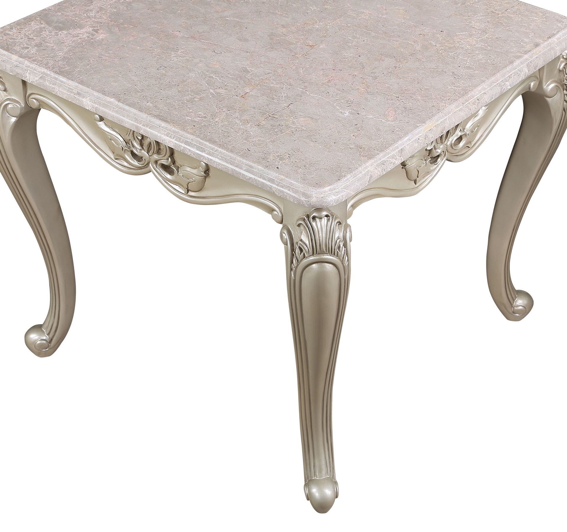 Monique - End Table - Silver, gray, view 4