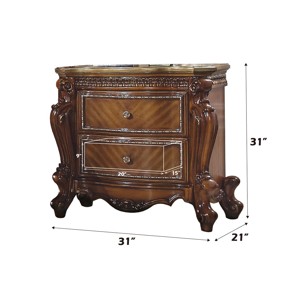 Picardy - Nightstand - Honey Oak, light brown, view 3
