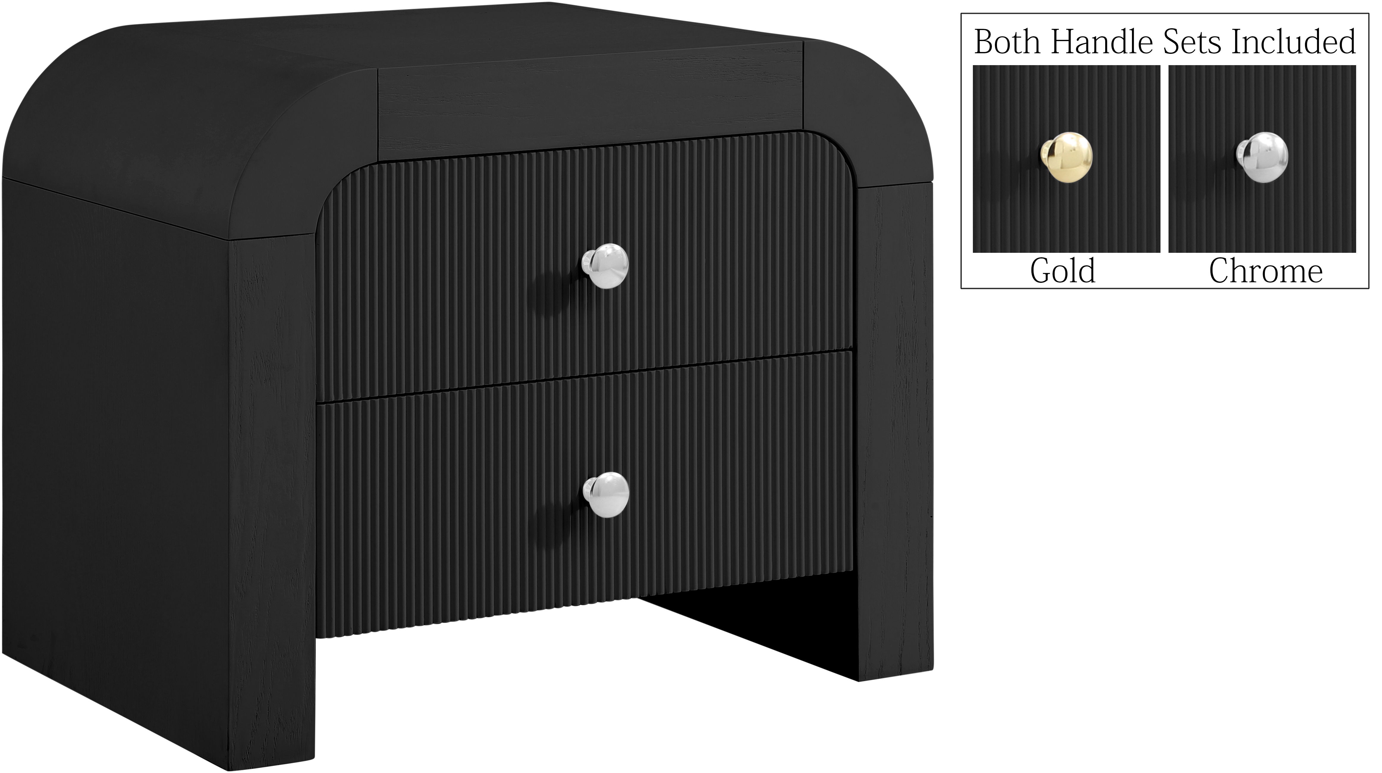 Artisto - Night Stand - Black