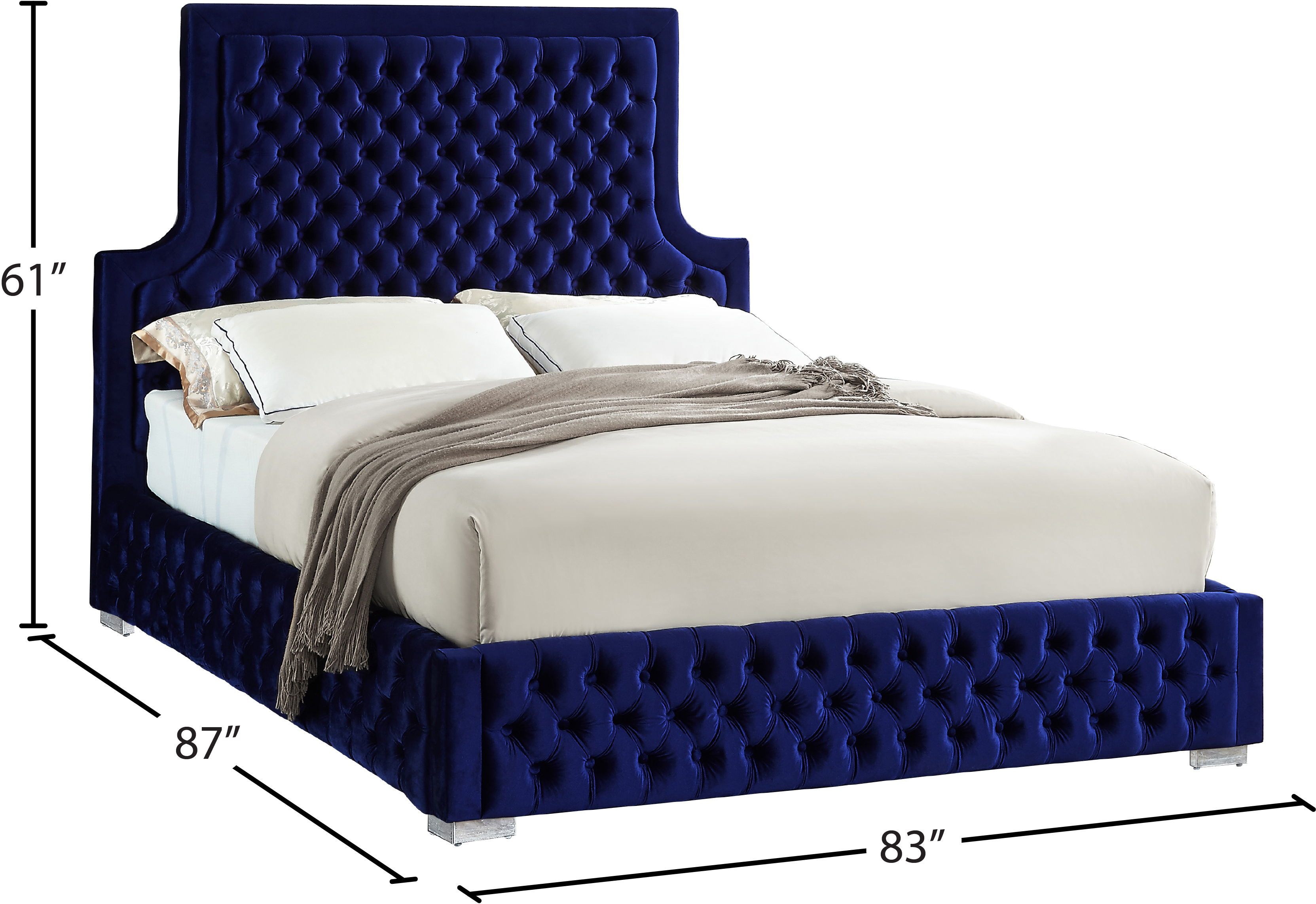 Sedona - King Bed - Navy