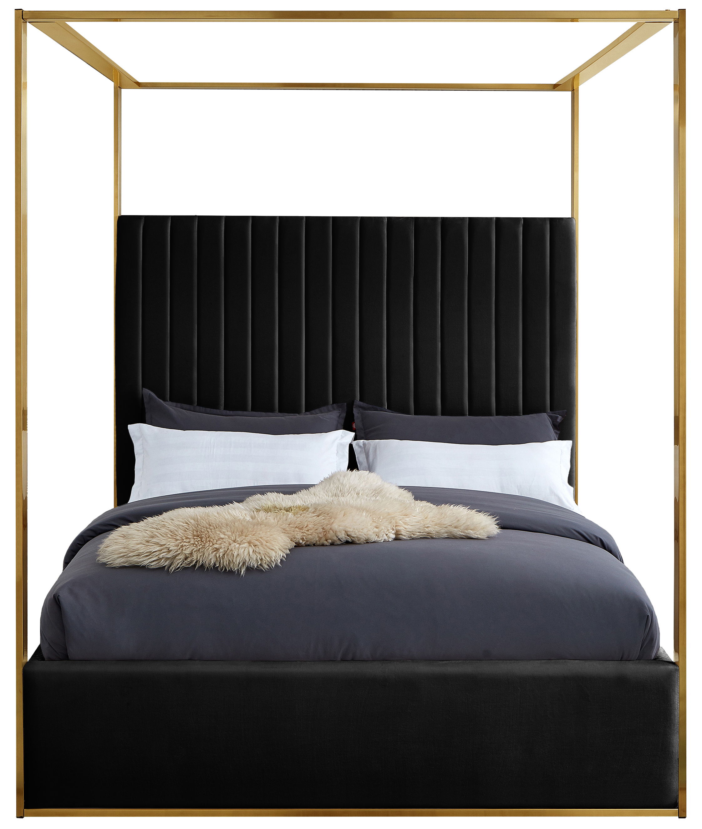 Jones - Queen Bed - Black