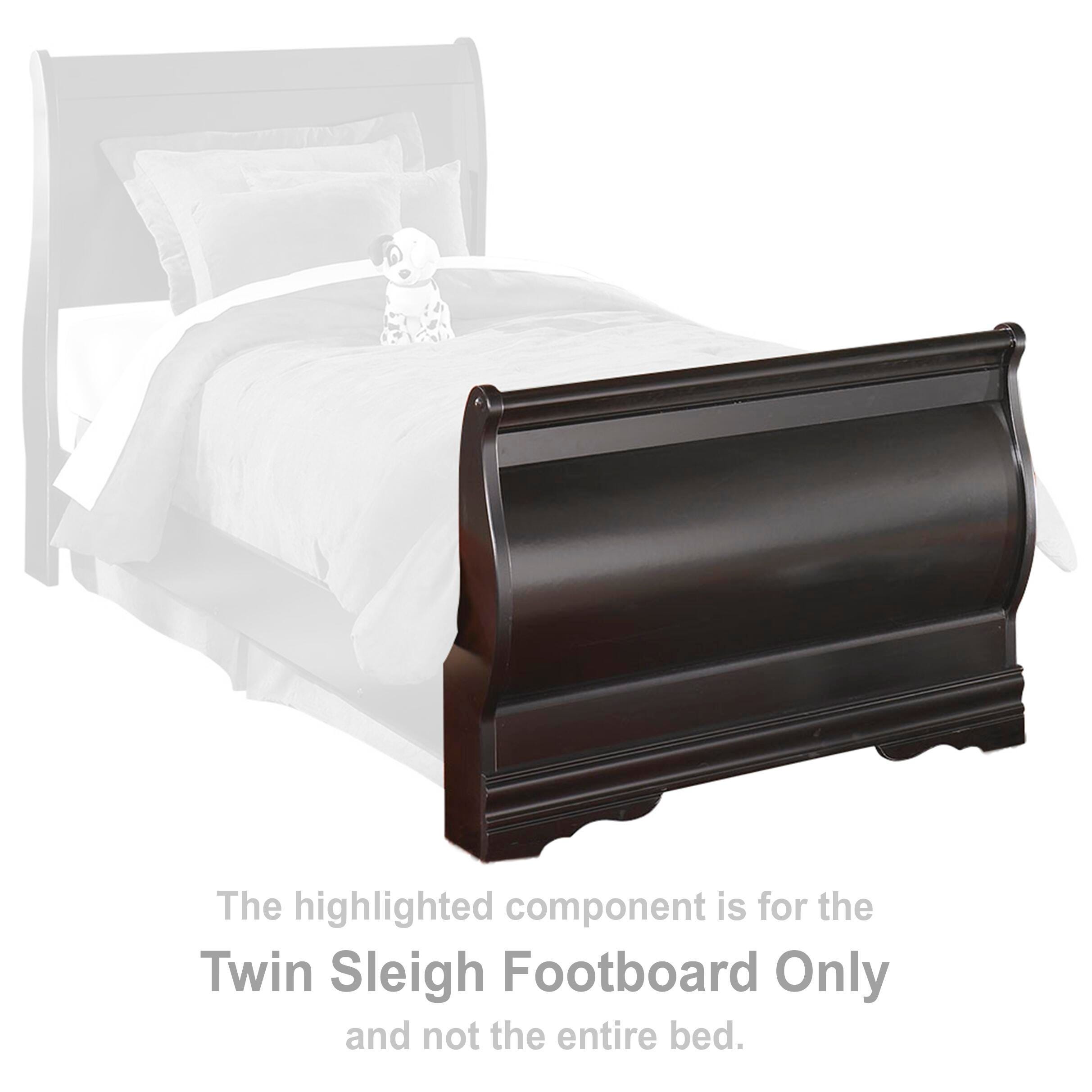 Huey Vineyard – Twin Sleigh Footboard – Black