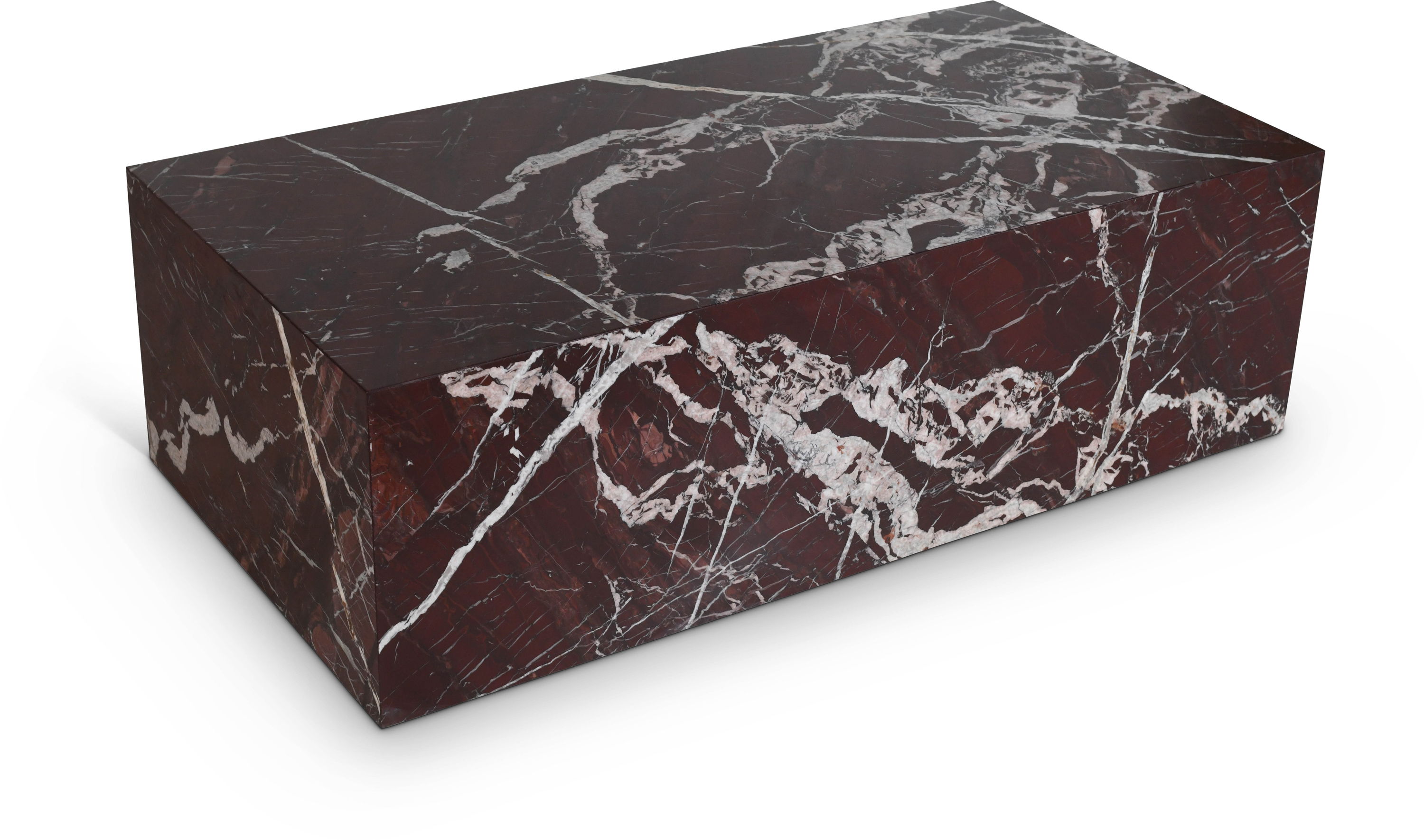 Bolzano - Marble Coffee Table - Red
