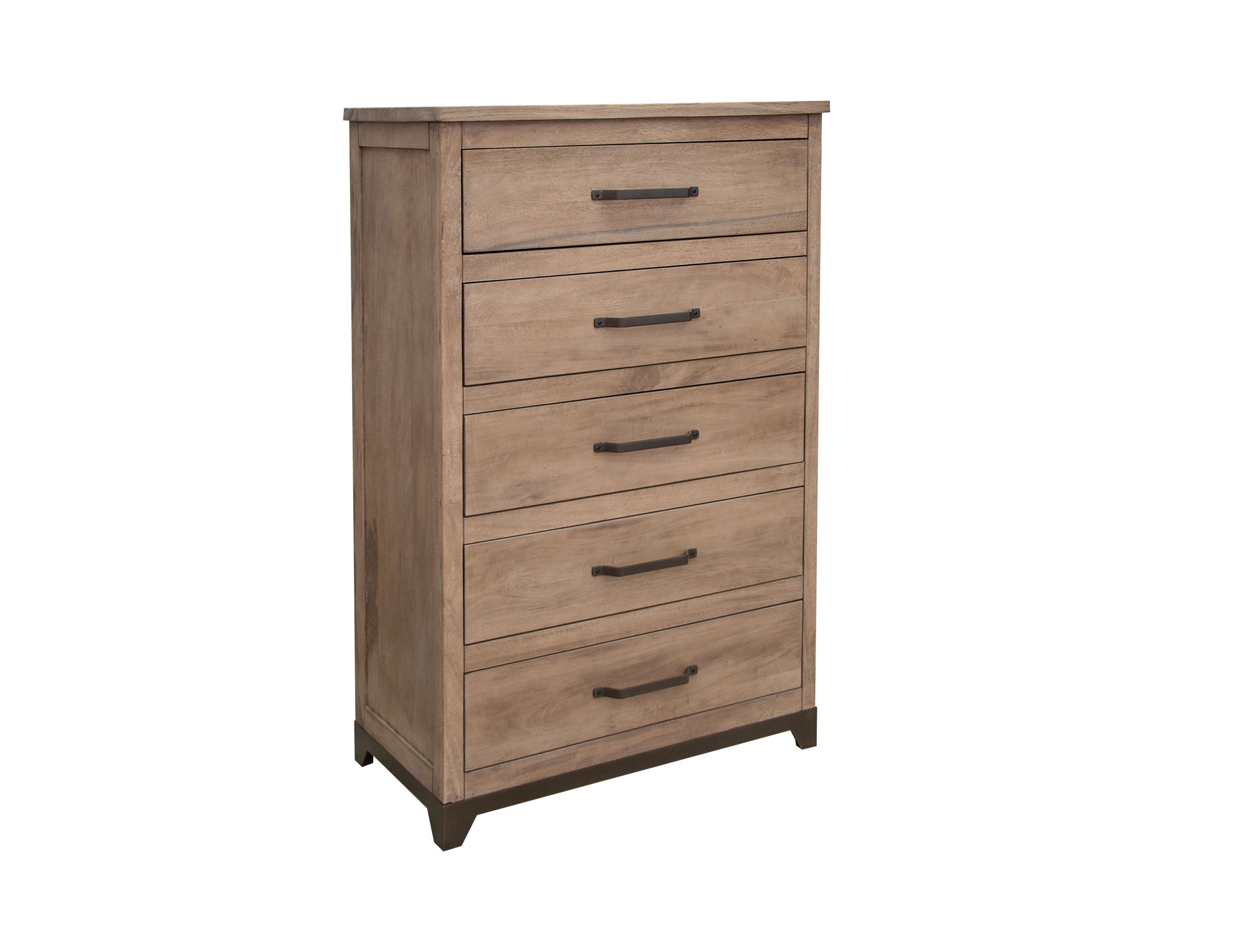 International Furniture Direct Natural Parota - Chest - Brown Cappuccino