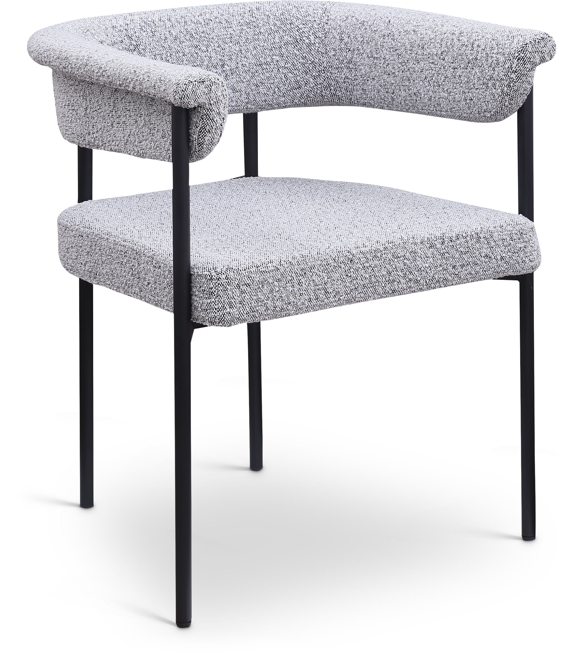 Malin - Boucle Dining Chair (Set of 2) - Gray