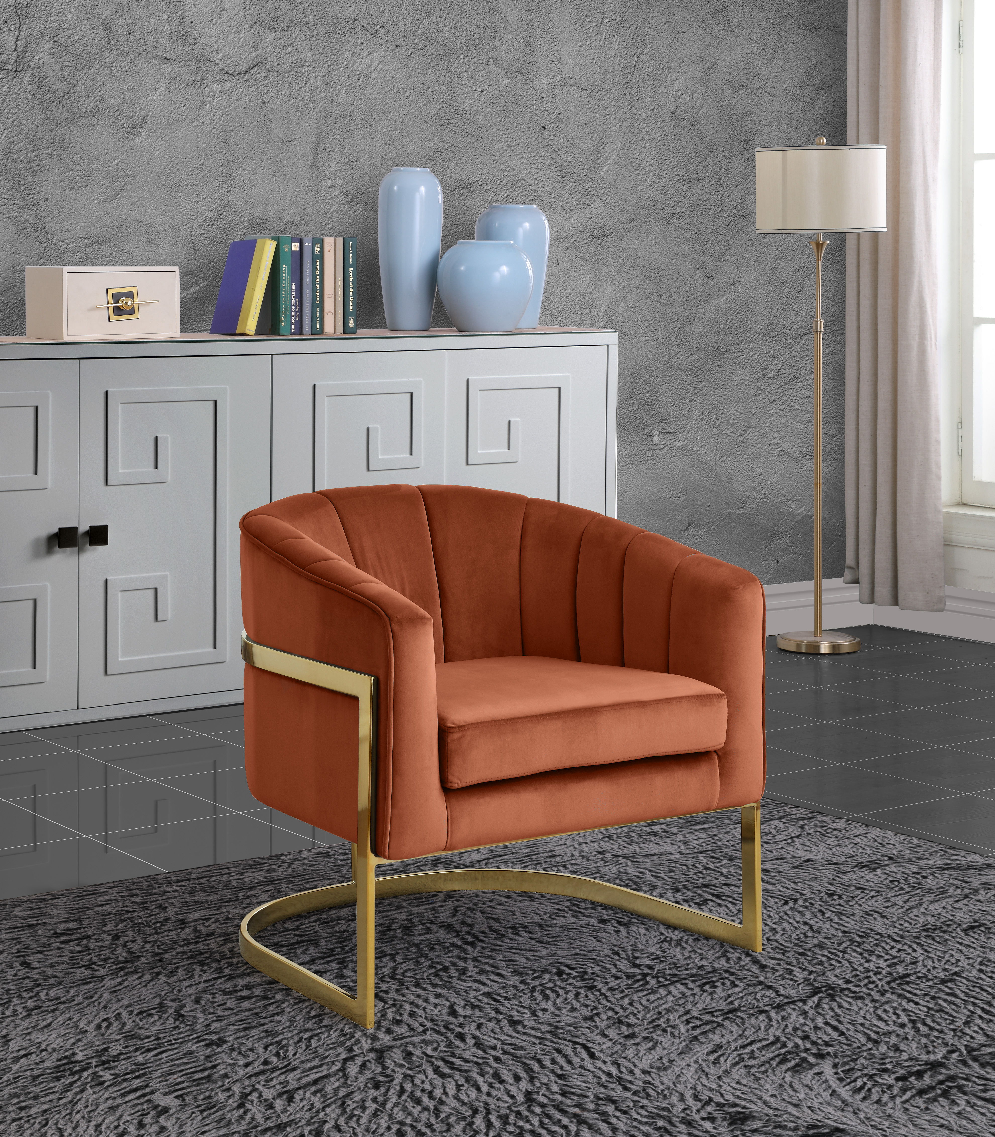 Carter - Accent Chair - Cognac