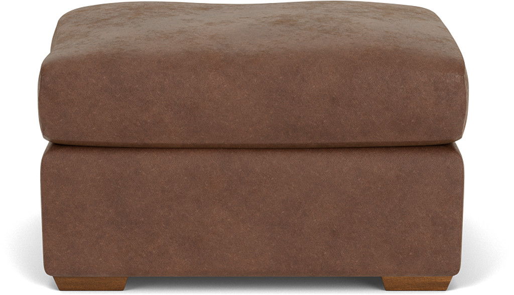 Blanchard - Fabric Ottoman, dark brown, view 5