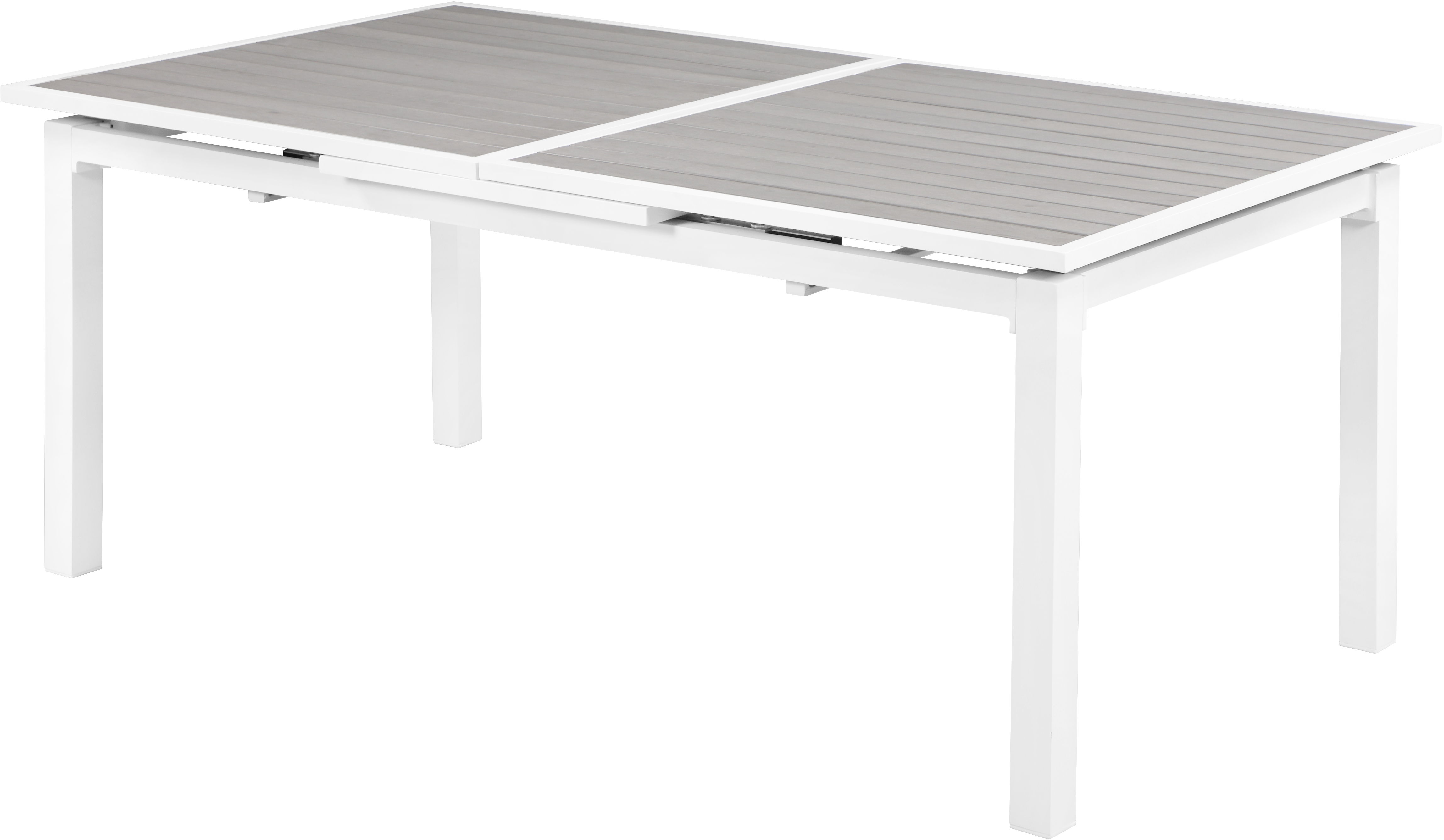 Nizuc - Outdoor Patio Extendable Dining Table - Light Gray