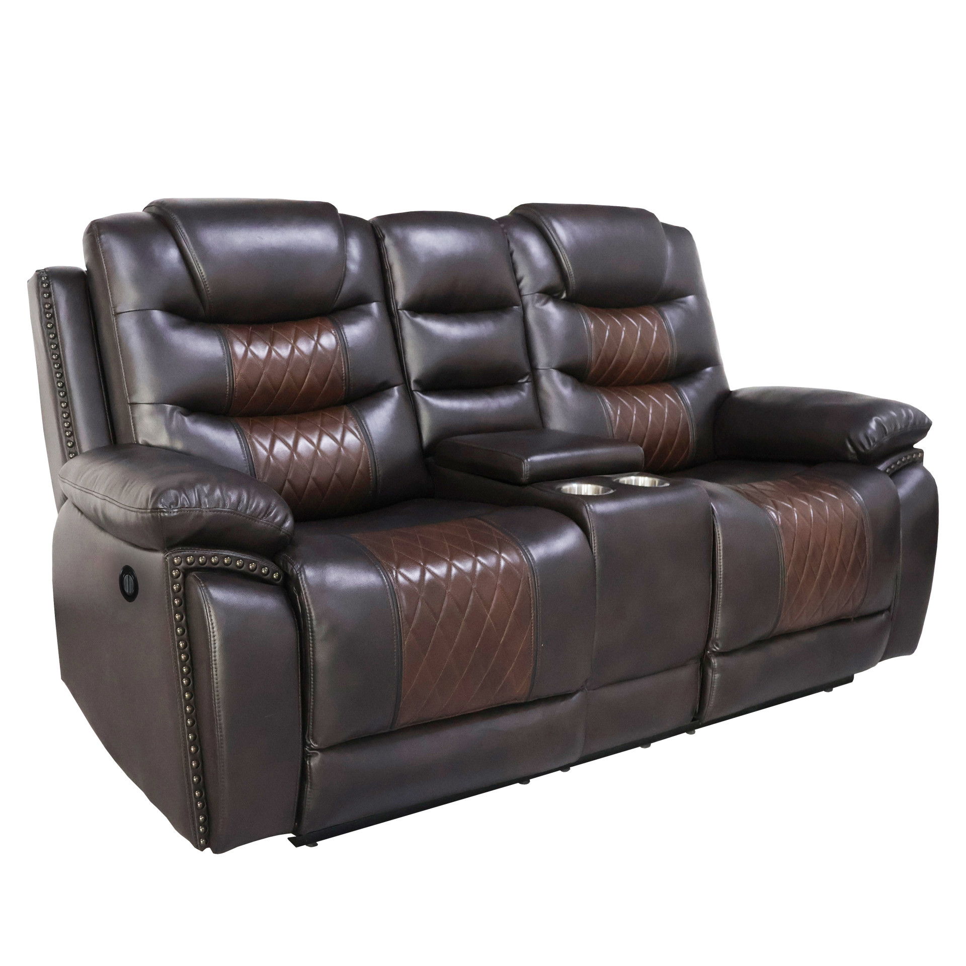 Console Loveseat With Power Footrest