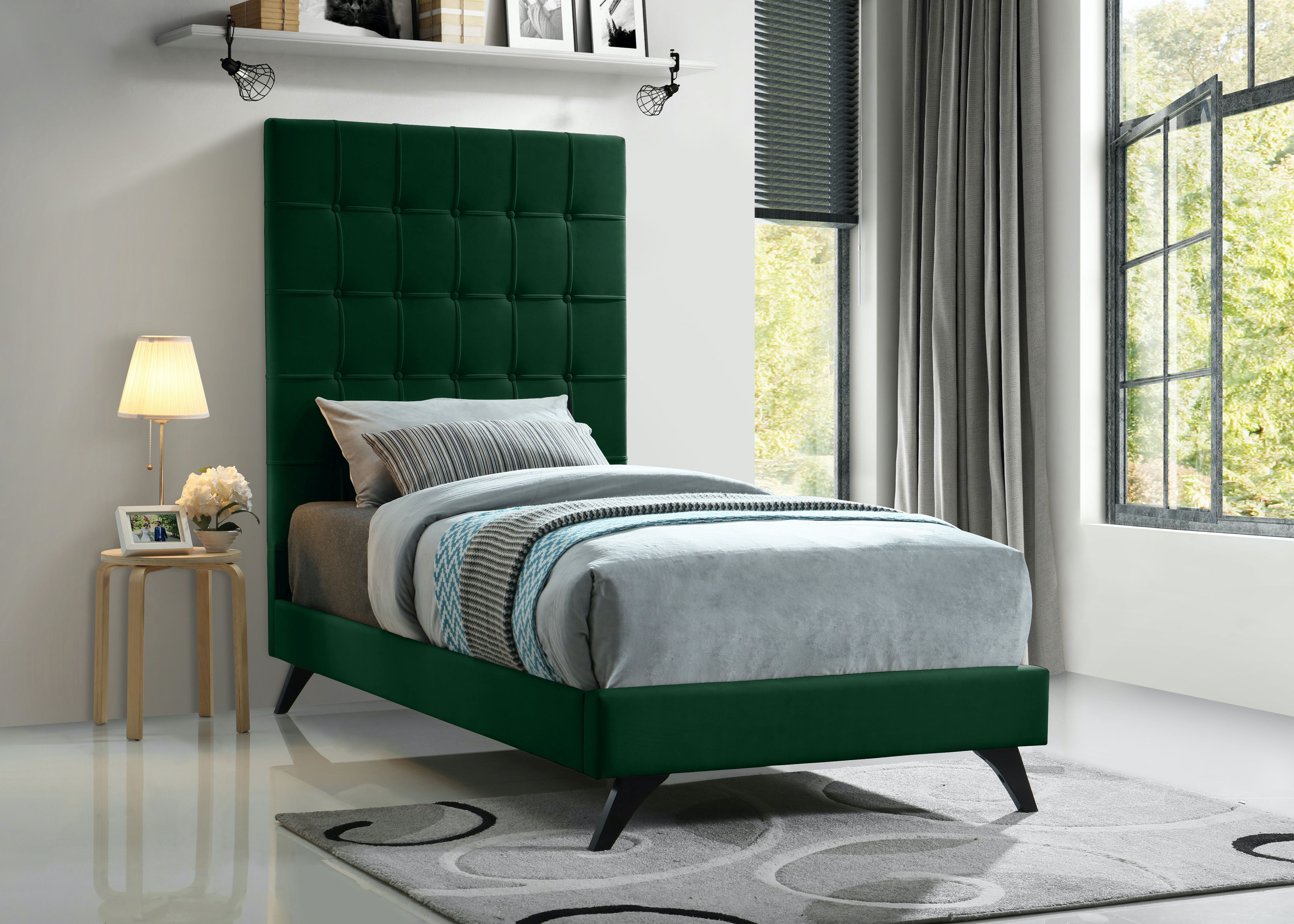 Elly - Twin Bed - Green