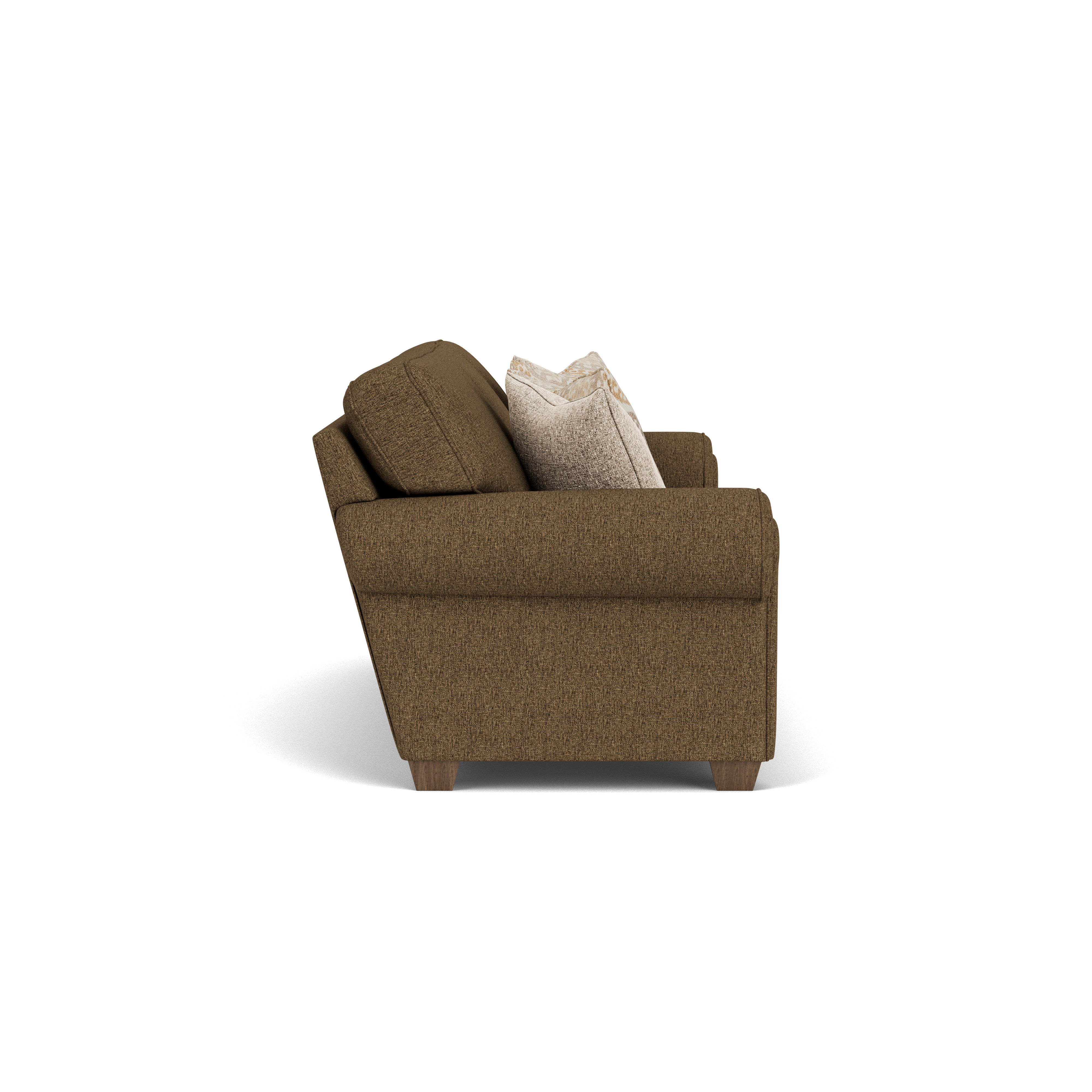 Carson - Fabric Sofa, dark brown, view 6