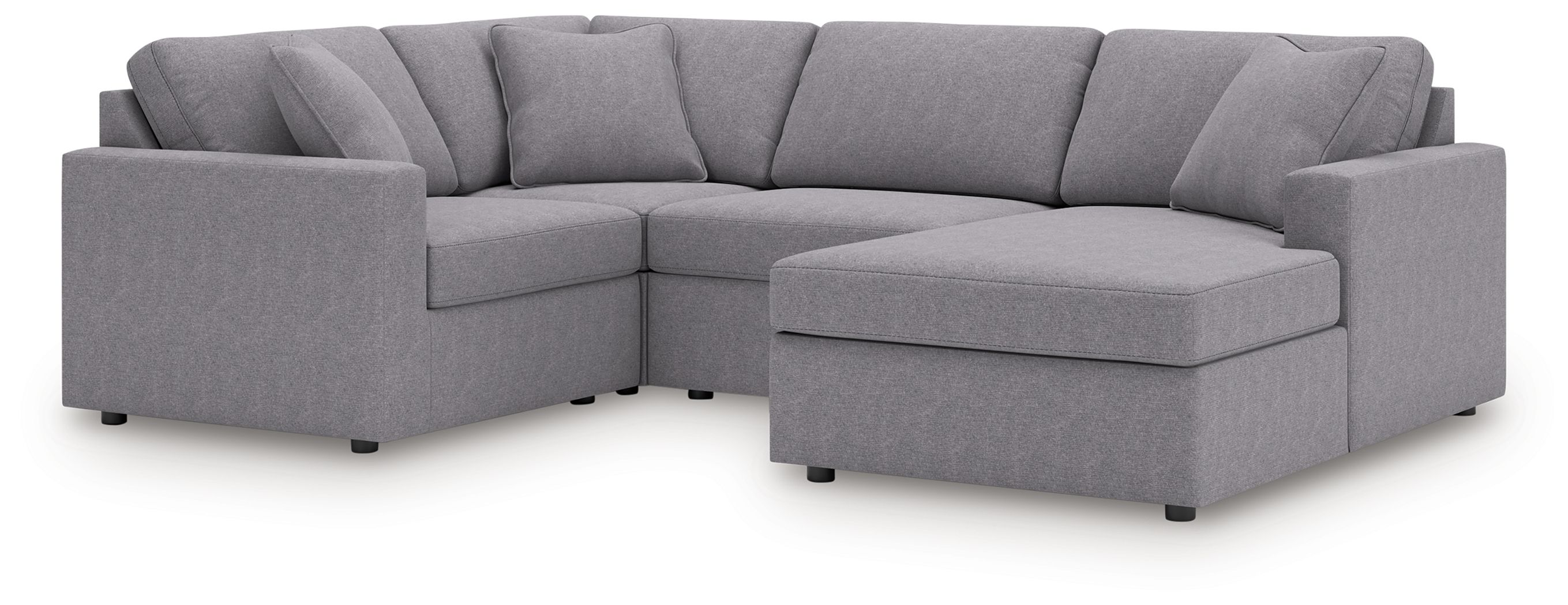 4 Pc · Sectional With Raf Corner Chaise, With Laf Corner Chair