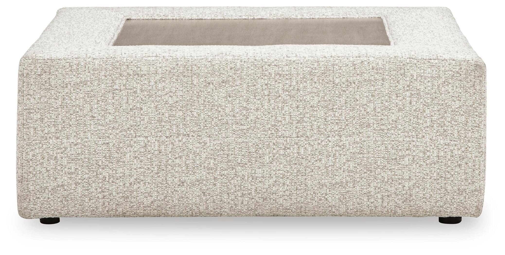 Ashley Furniture Ashbourne Estate - Oversized Accent Ottoman - Snowstone - Image 3