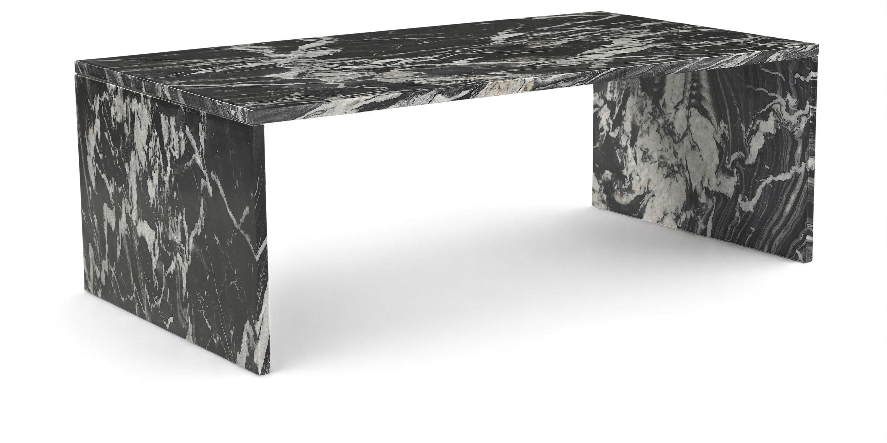Vernazza - Marble Coffee Table - Black