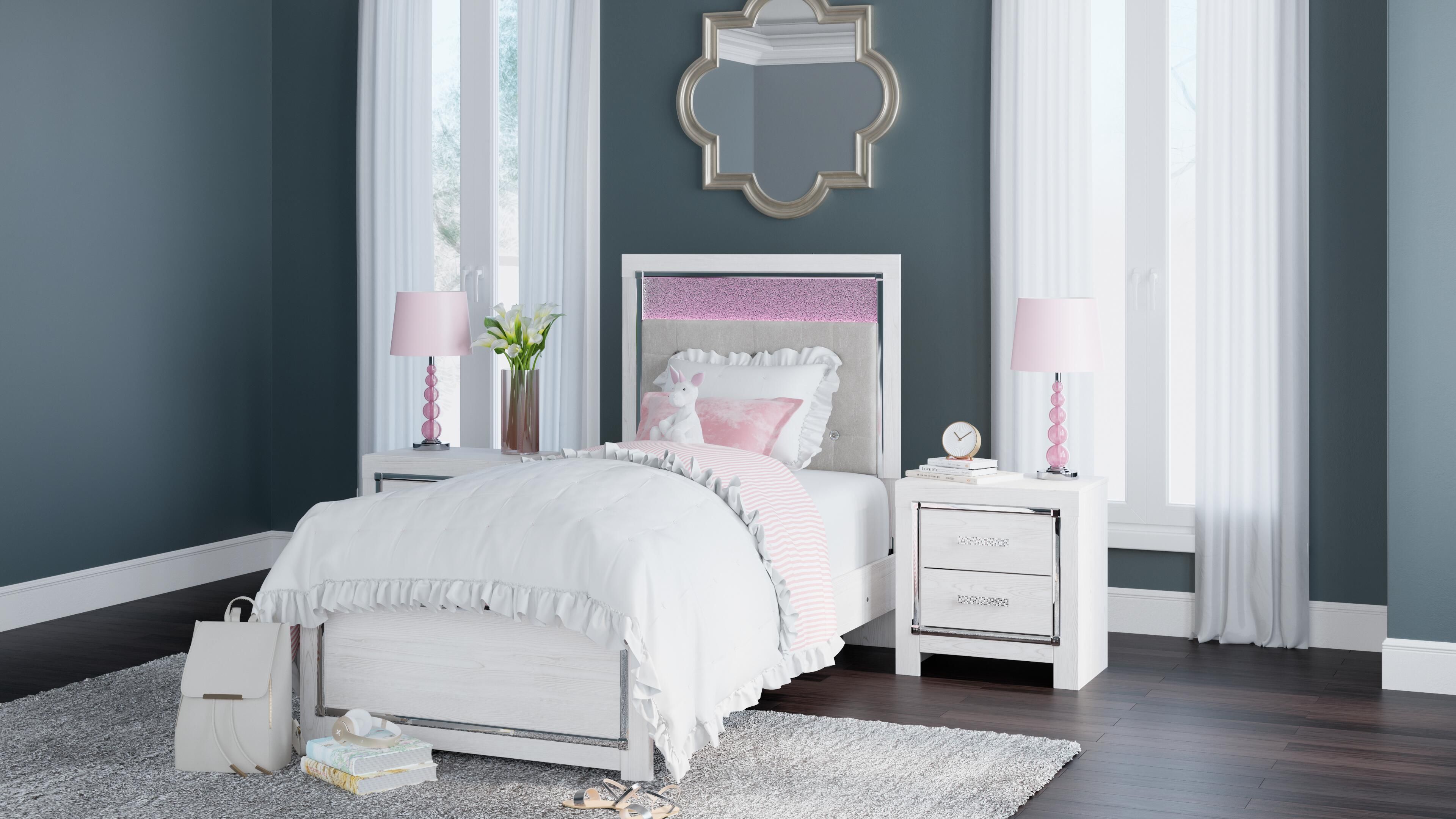 Ashley Furniture Altyra - Twin Panel Bed - White - Image 3
