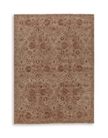 Wellsmore – 9′ x 13′ Rug – Clay / Ivory