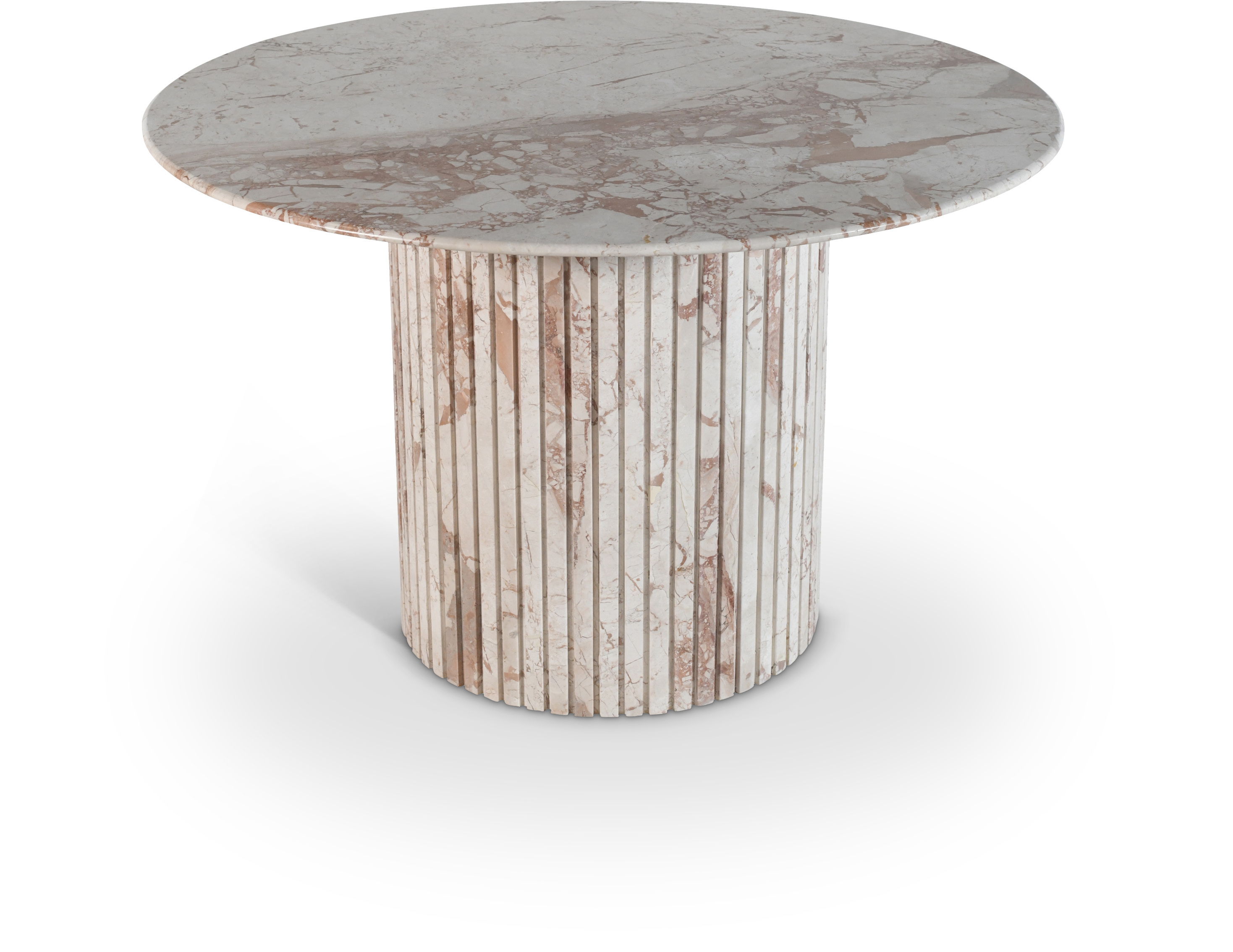 Genoa - Marble 48" Dining Table - Cream