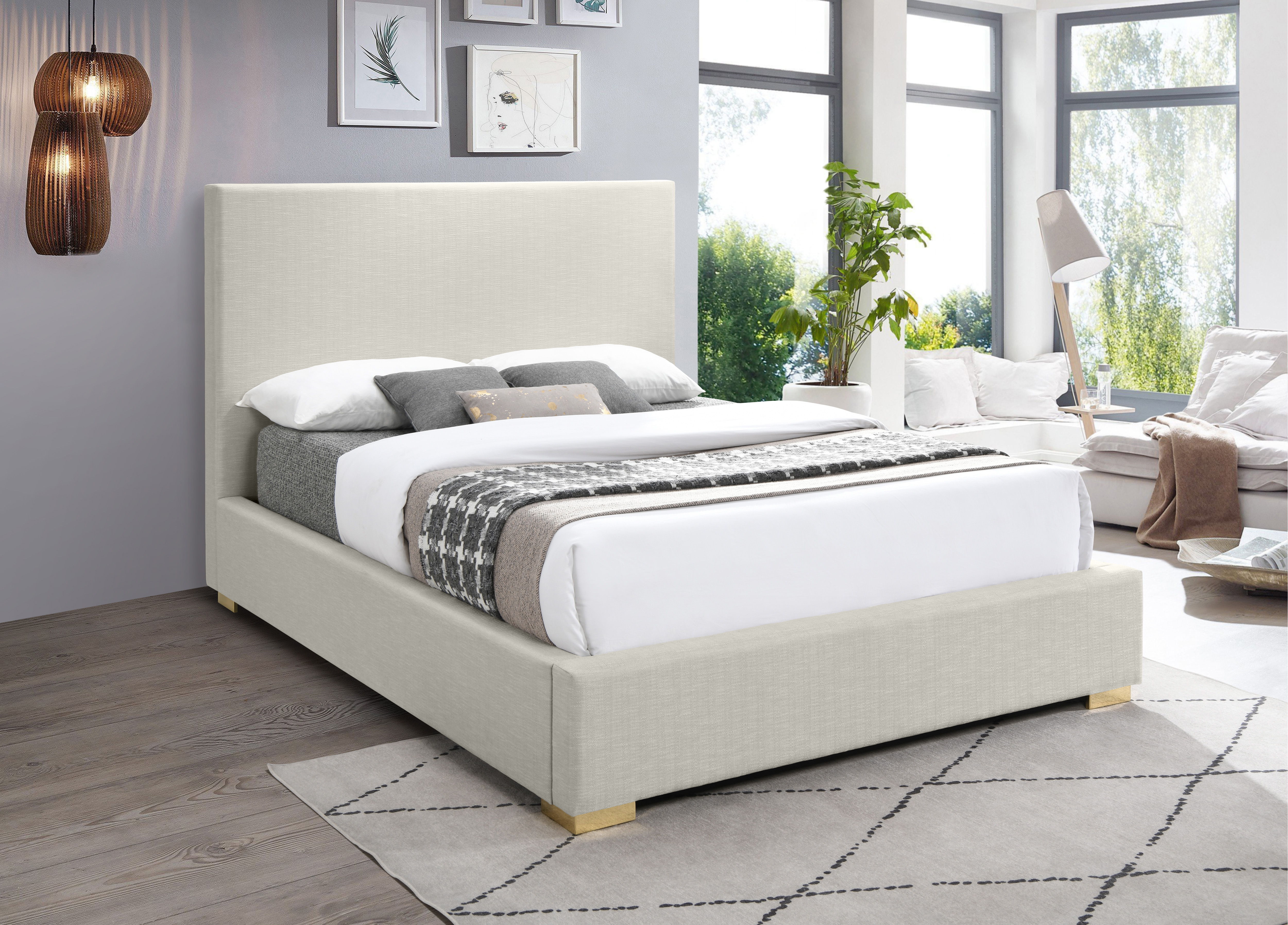 Crosby - Queen Bed - Beige