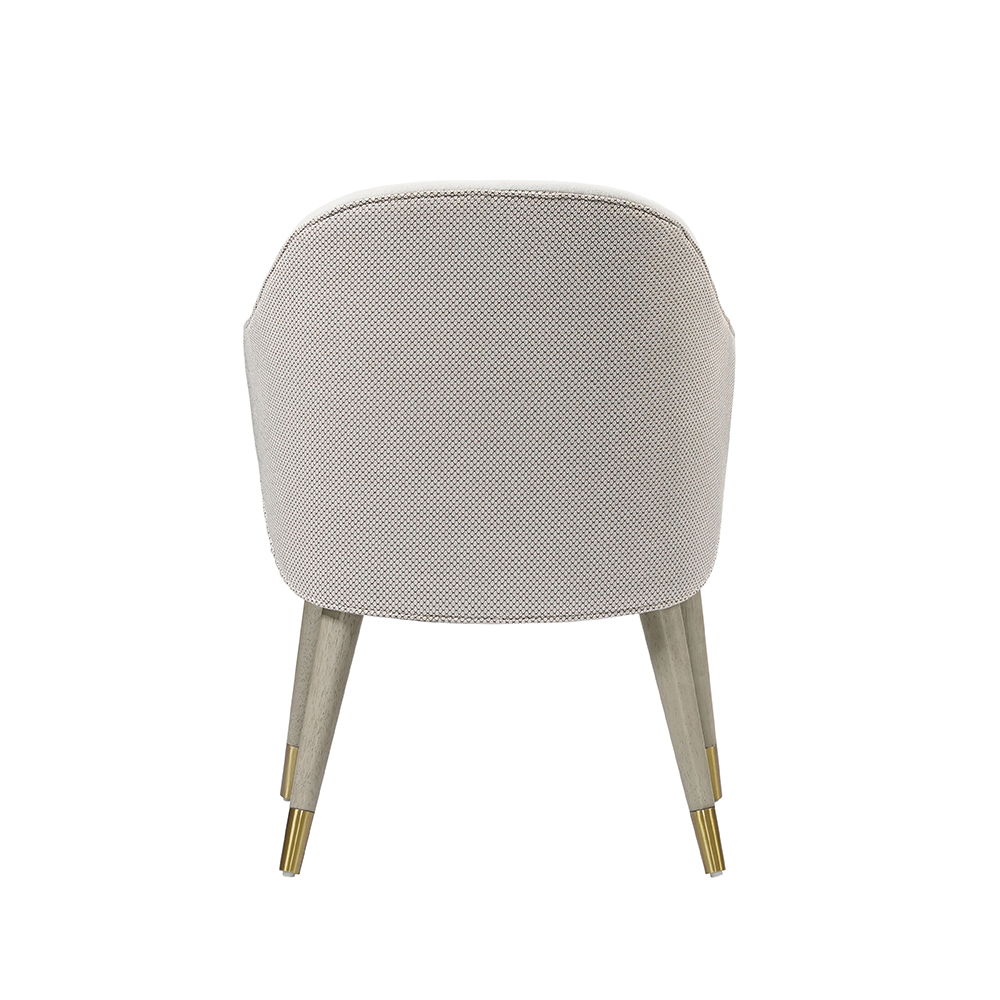 Charity - Side Chair (Set of 2) - Gray Oak, white, view 3