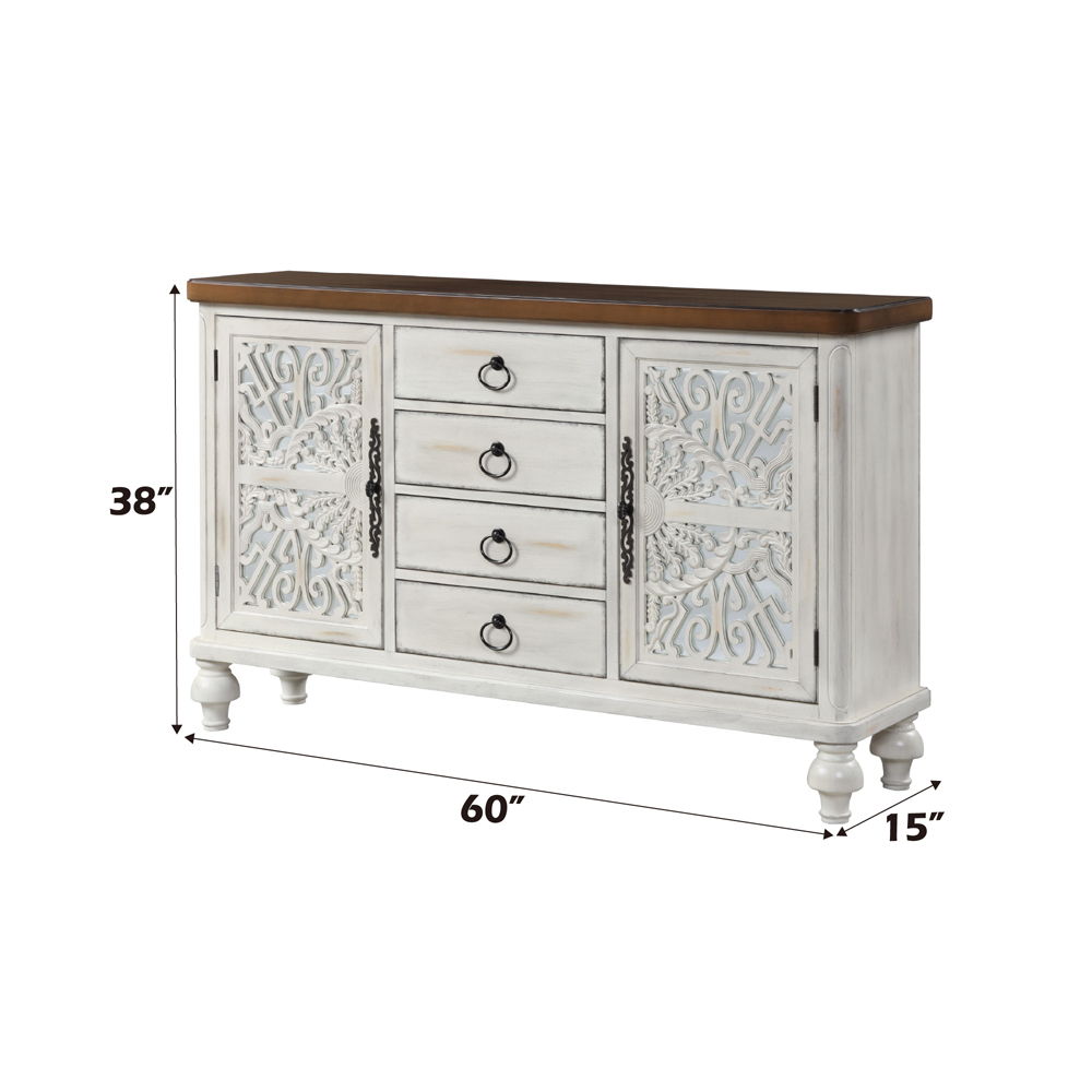 Vermont - Console Cabinet - Antique White, beige, view 6