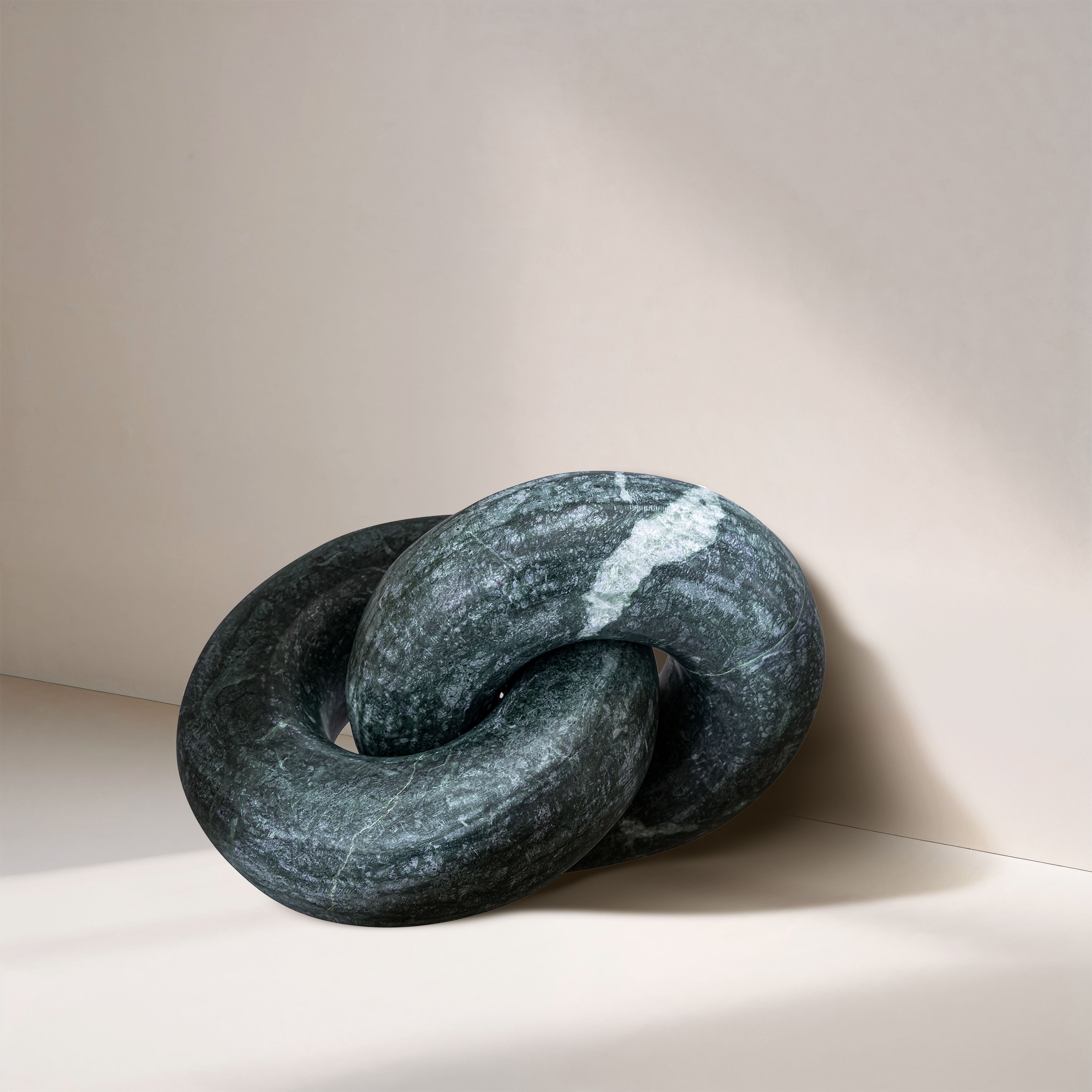 Knot - Marble Decorative - Green