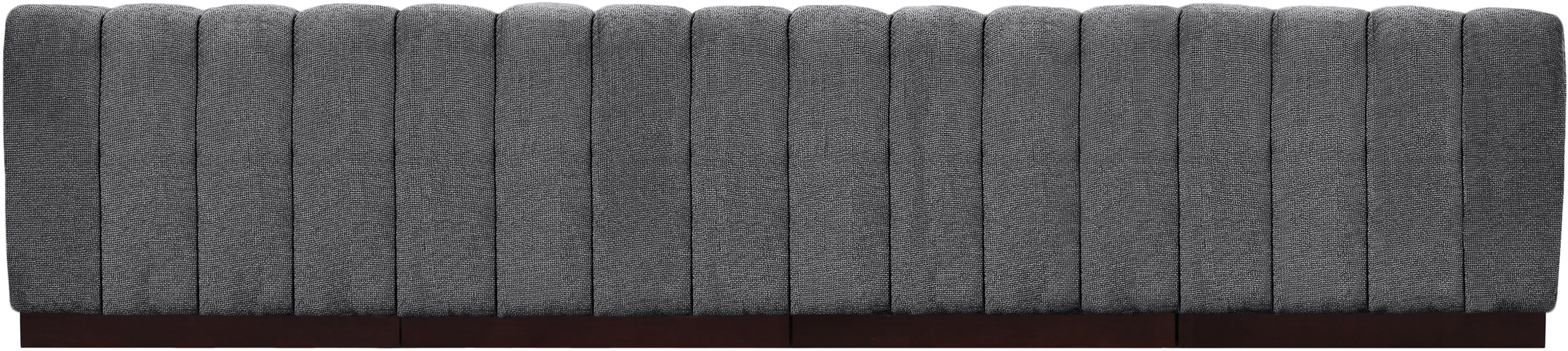 Quinn - 4 Piece Modular Armless Sofa - Gray