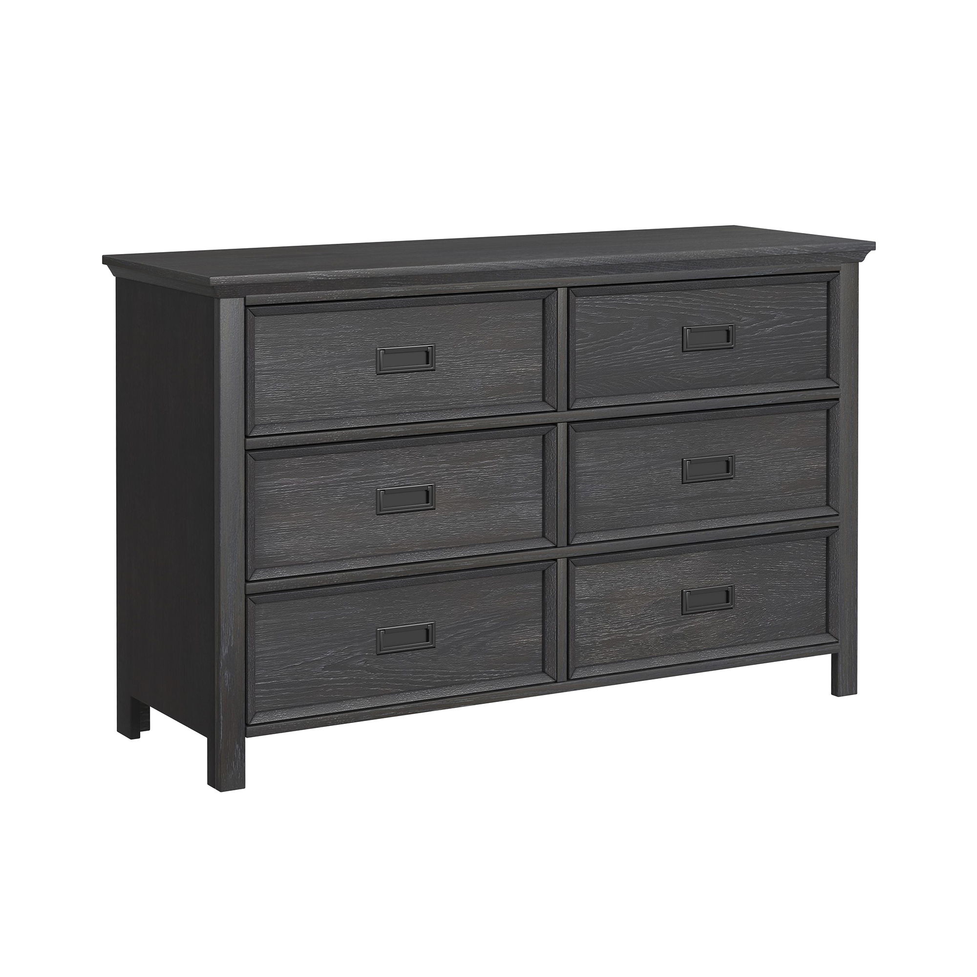 Hampton Kids - 6-Drawer Dresser - Charcoal