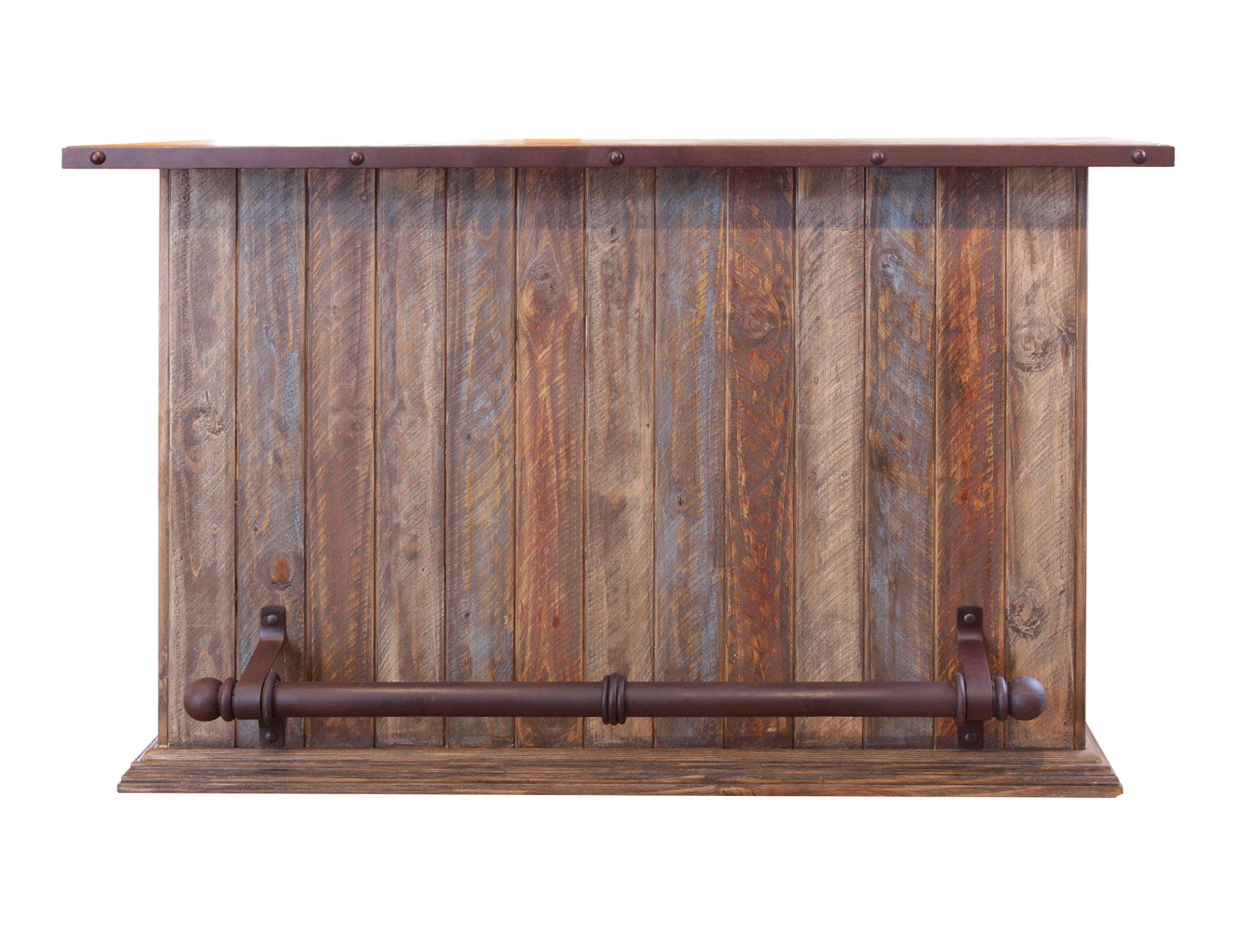 International Furniture Direct Antique - Bar - Multicolor
