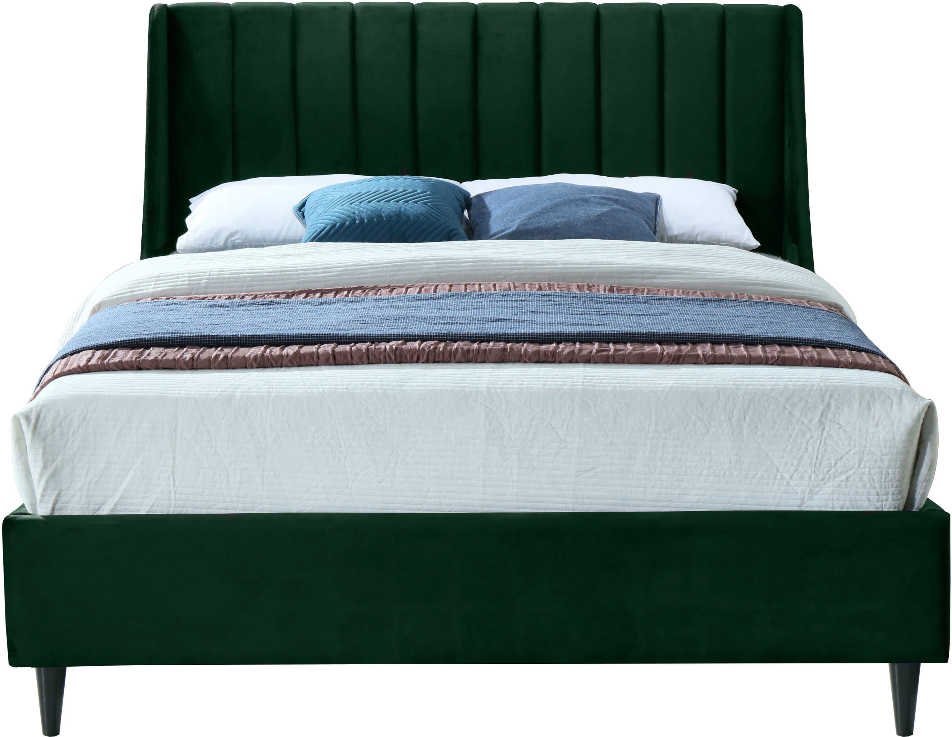 Eva - King Bed - Green
